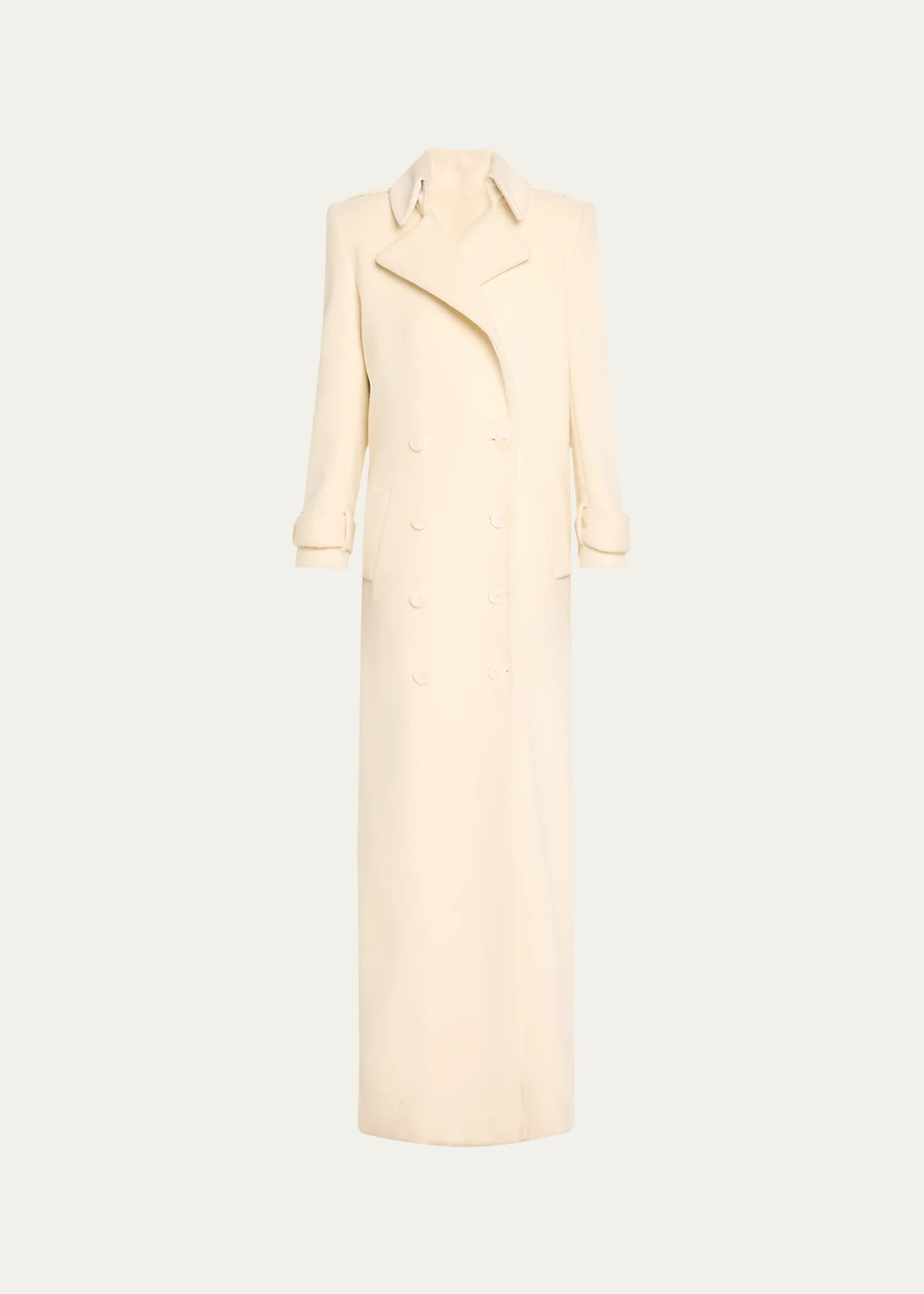 Double-Breasted Cashmere Maxi Coat