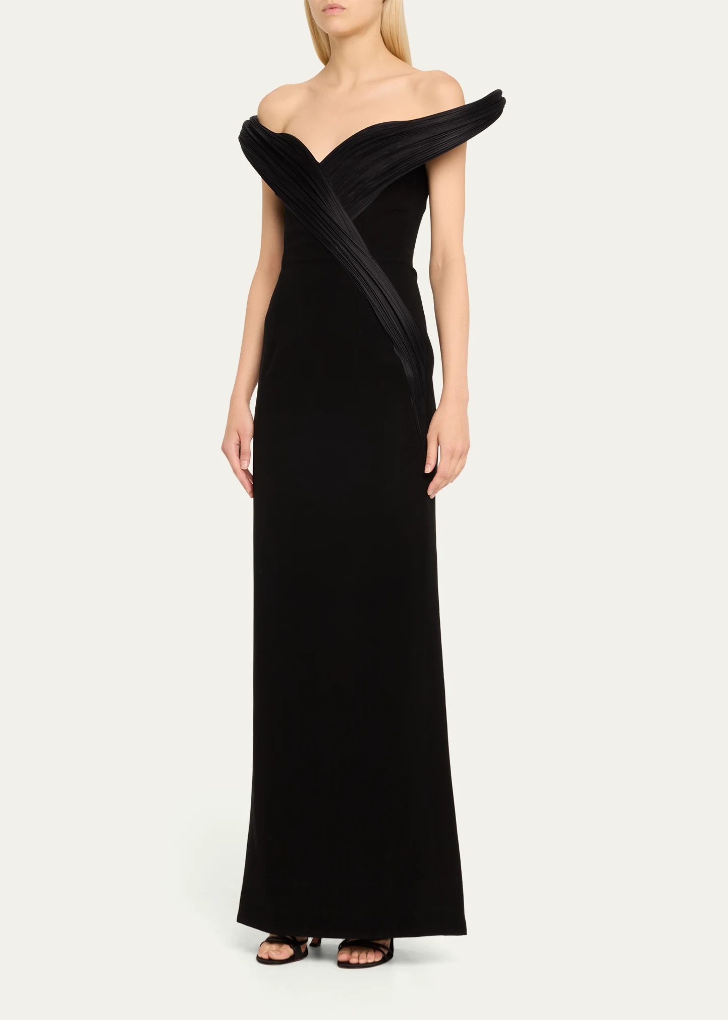 The Astral Sculpted Off-Shoulder Sweetheart Gown