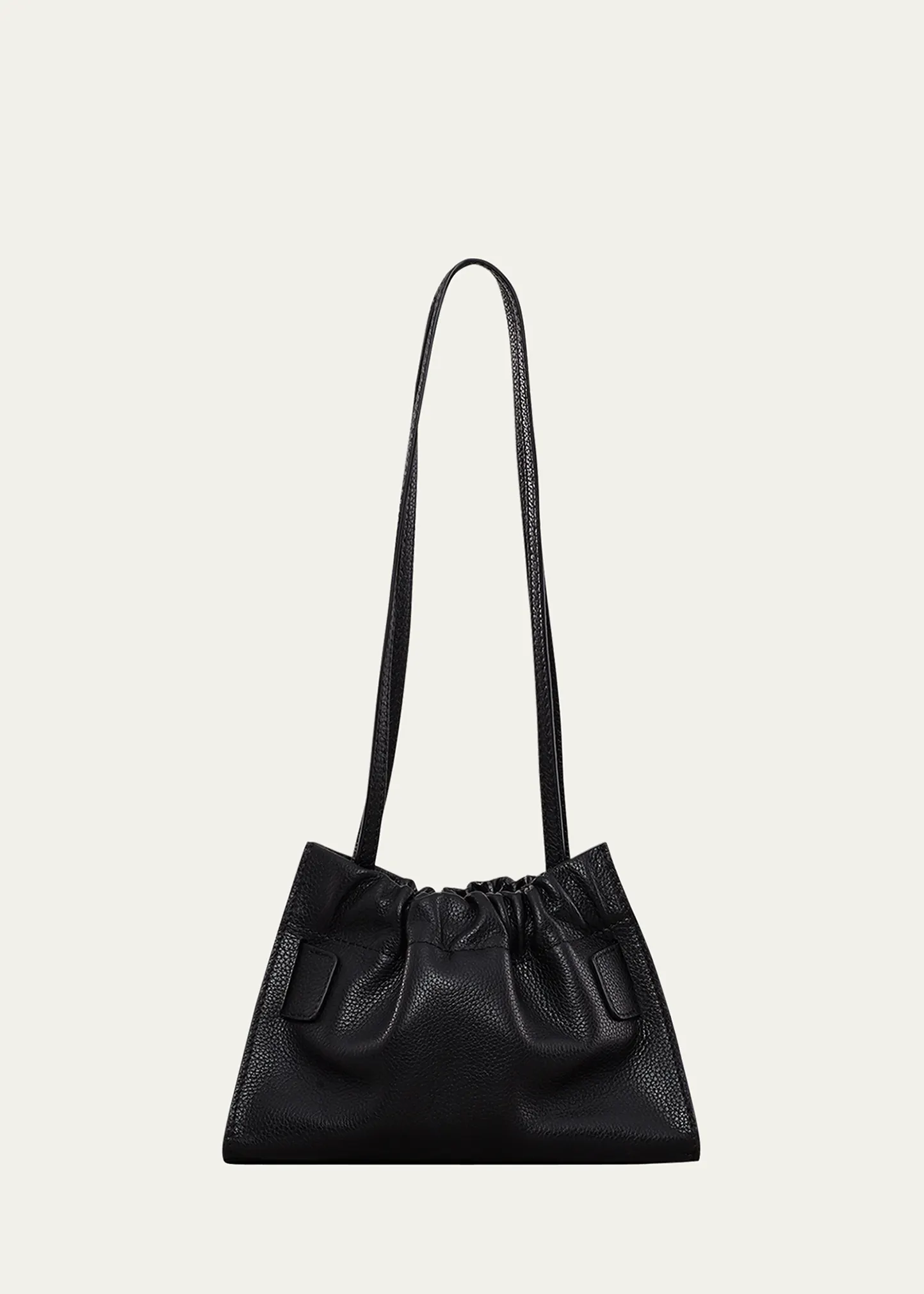 Square Calfskin Slouchy Buckle Tote Bag