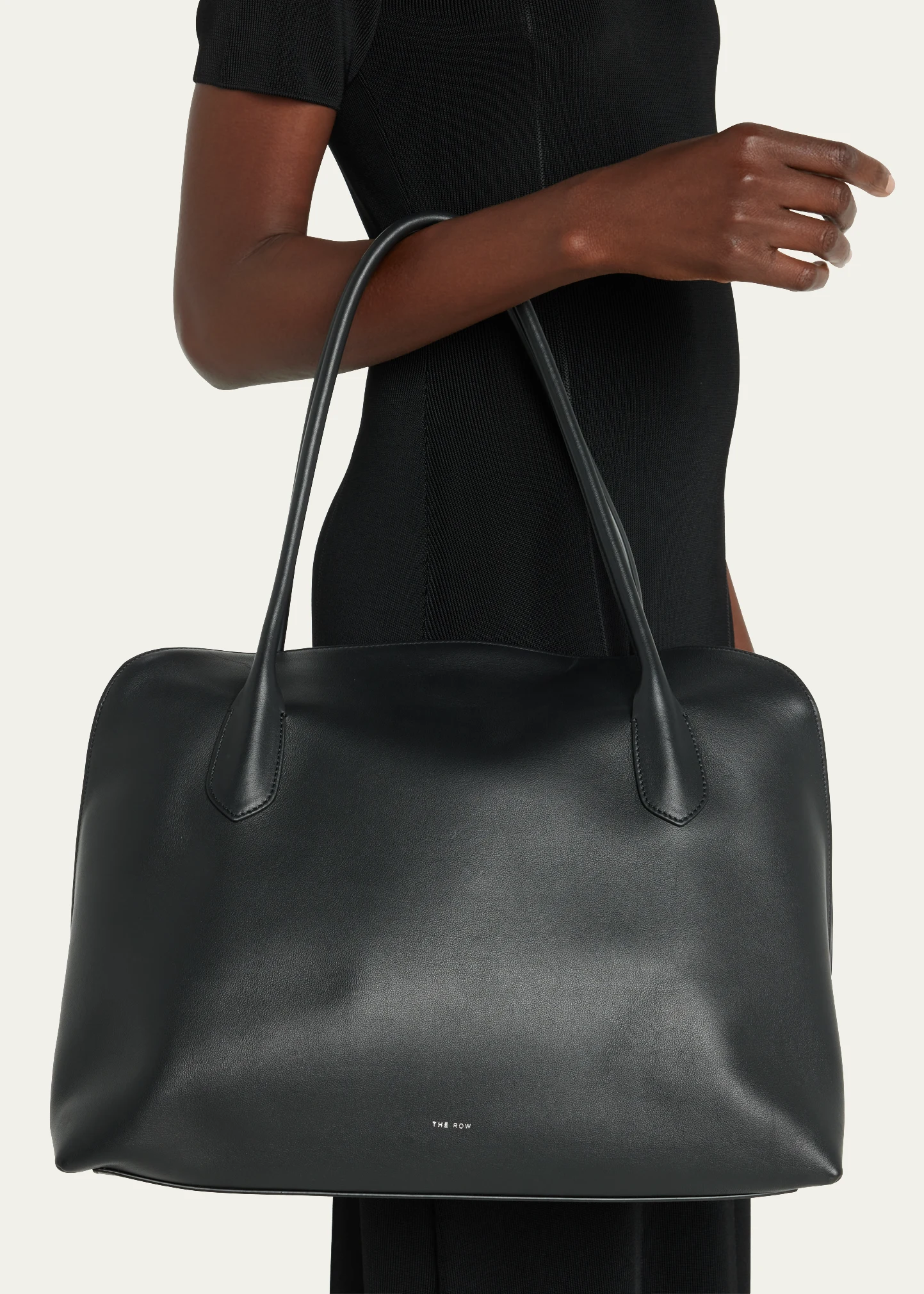 Gabriel Fold-Over Tote Bag in Leather