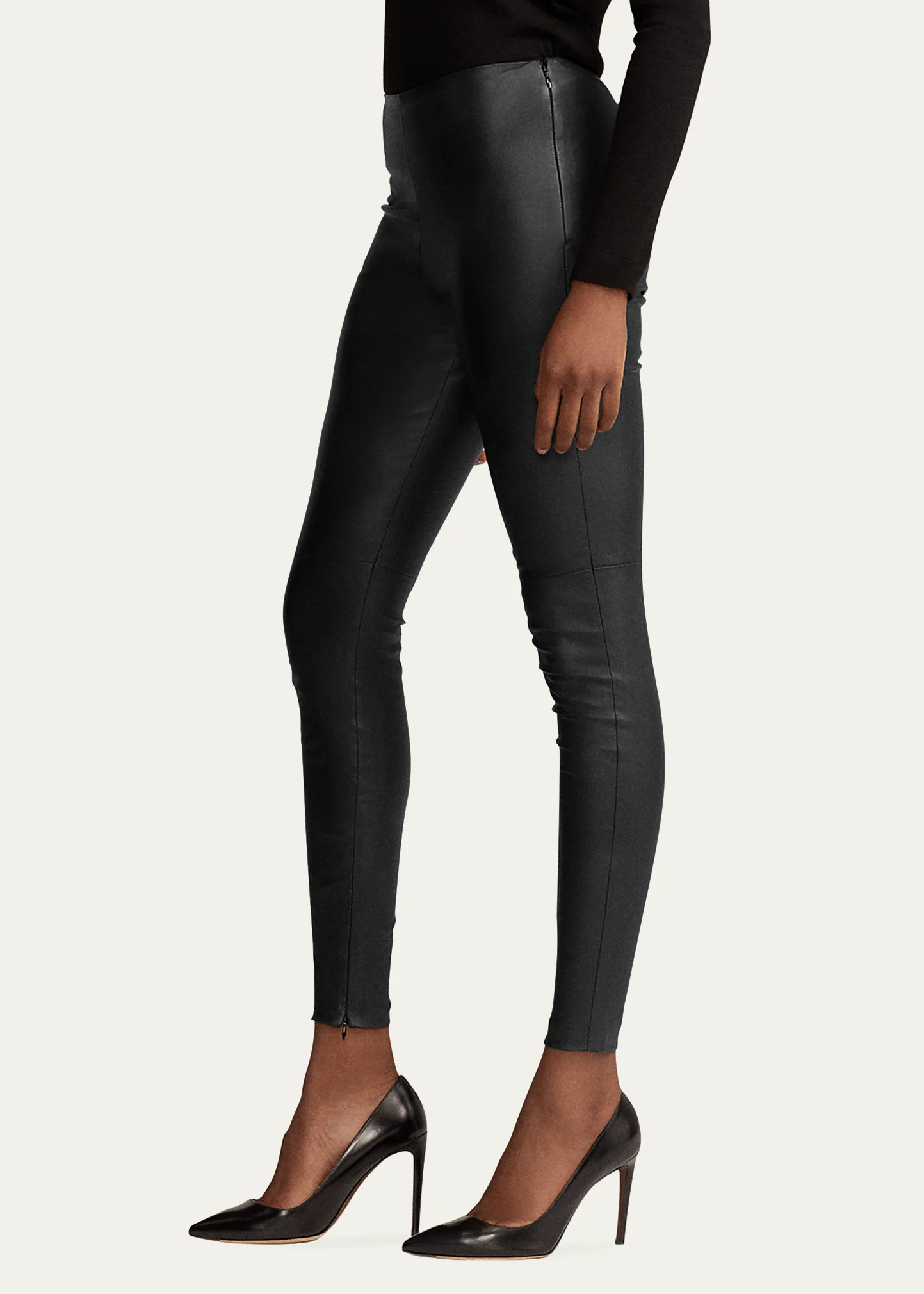 Eleanora Leather Skinny Pants