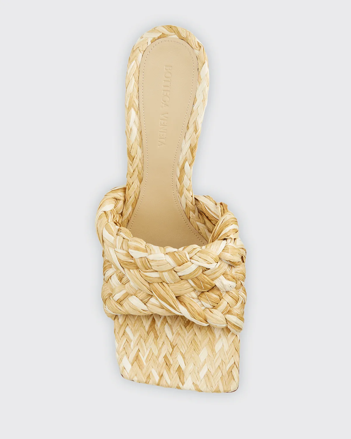 Raffia Stretch Sandals