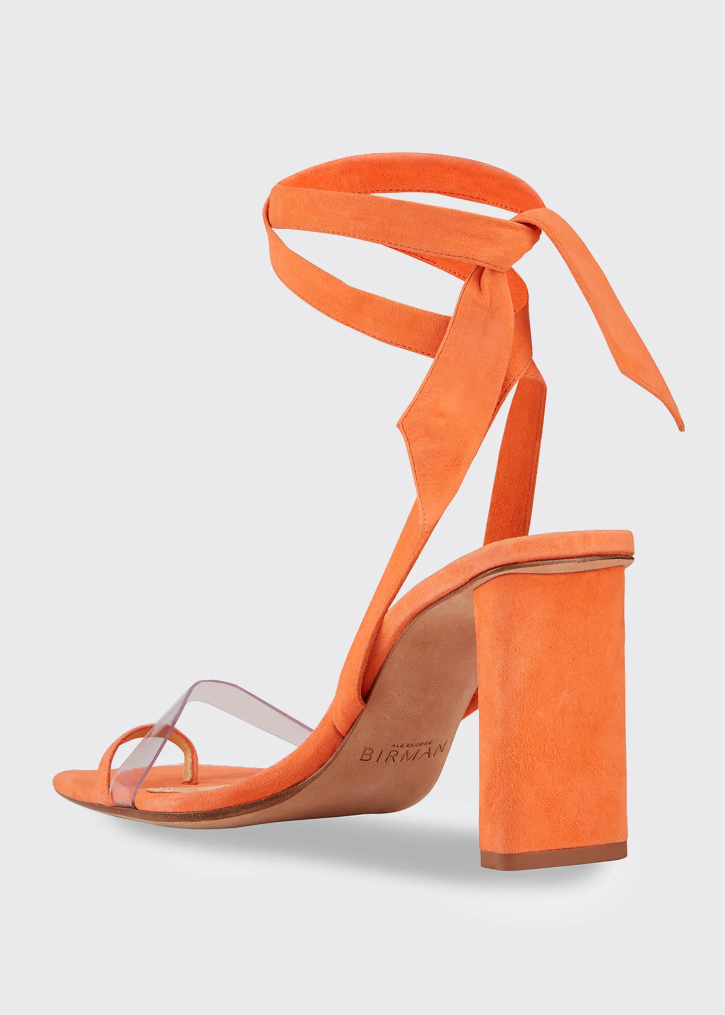 Katie Suede Ankle-Wrap Sandals