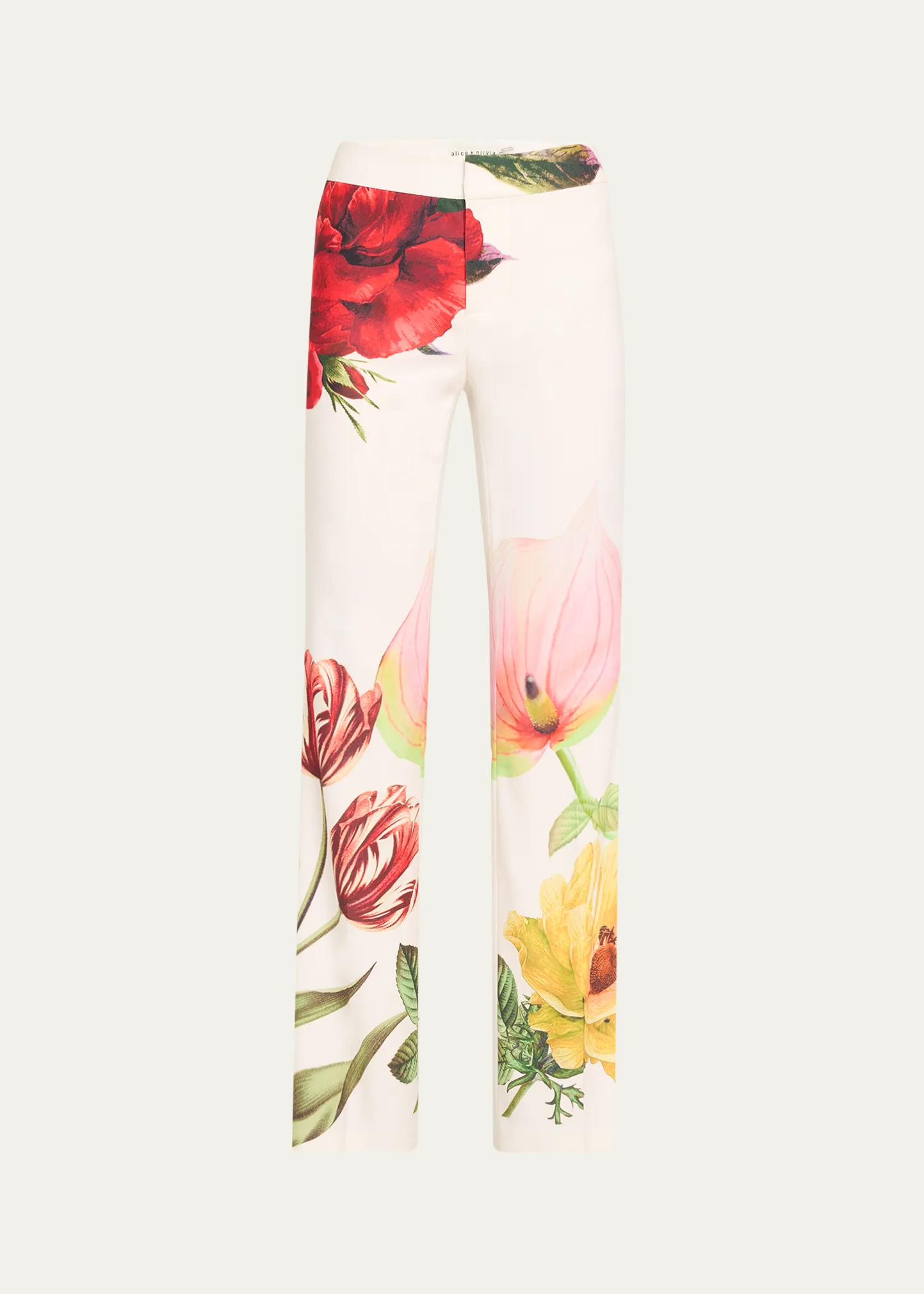 Livi Floral Le Parisien Mid-Rise Bootcut Trousers