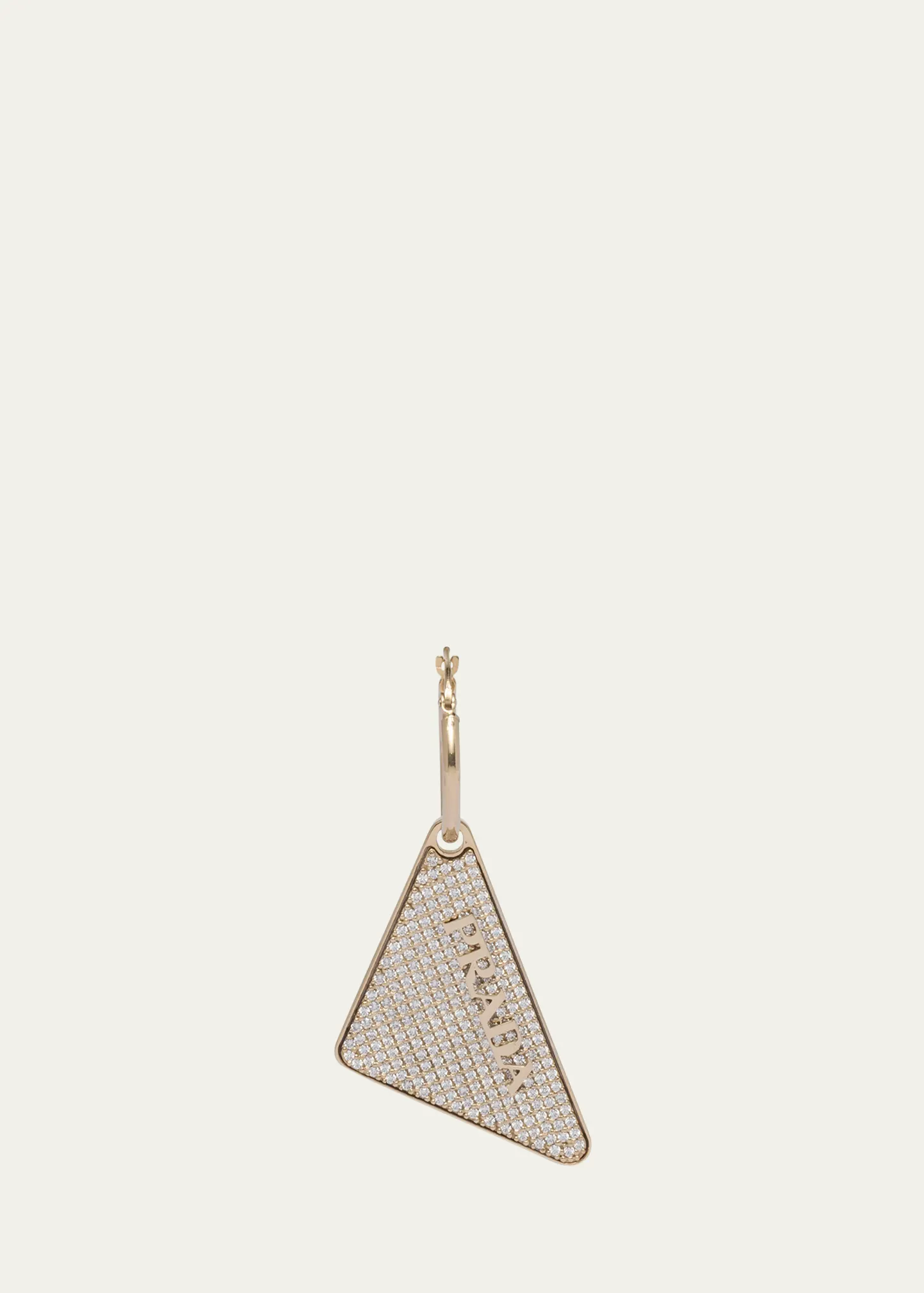 Crystal Logo Symbole Left Earring