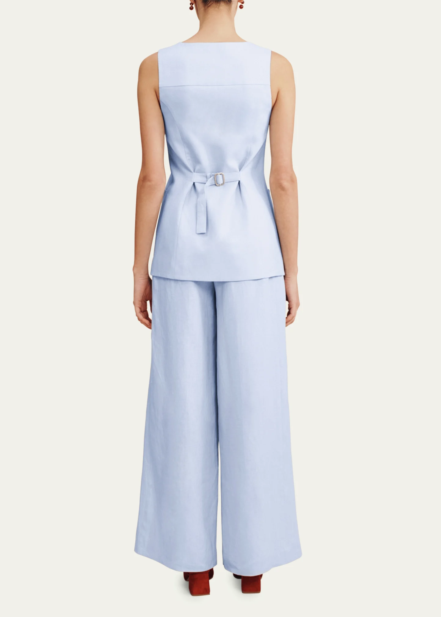 Parker Wide-Leg Linen Trousers