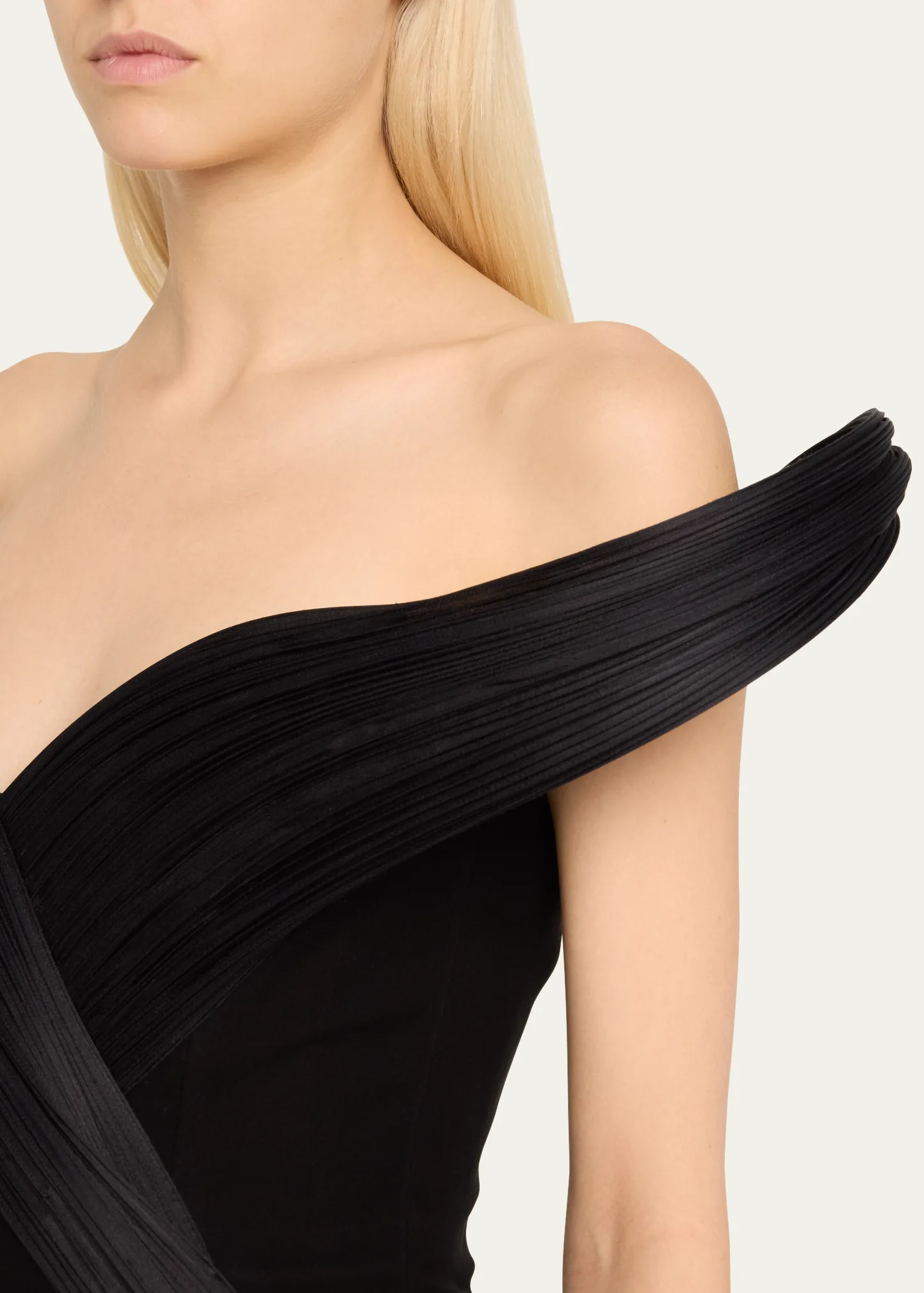 The Astral Sculpted Off-Shoulder Sweetheart Gown