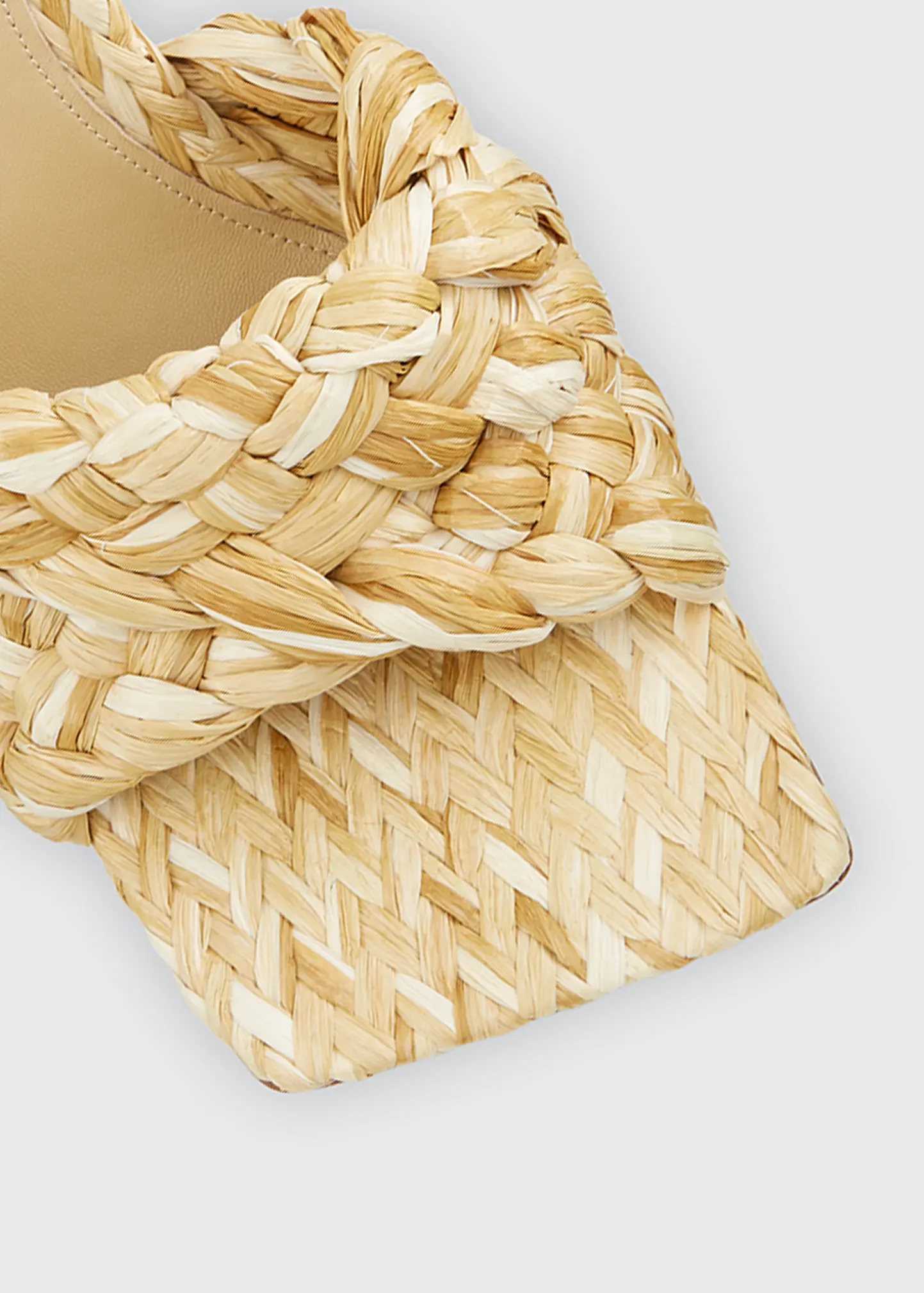 Raffia Stretch Sandals