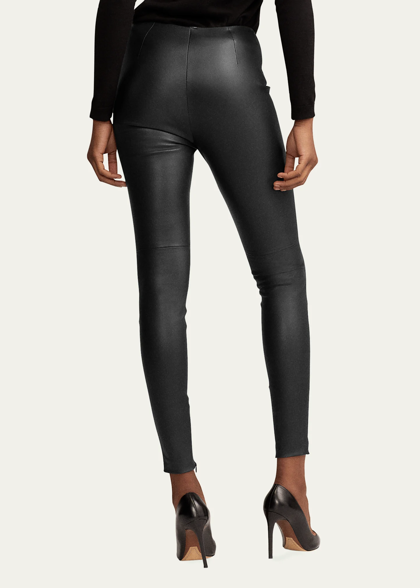 Eleanora Leather Skinny Pants