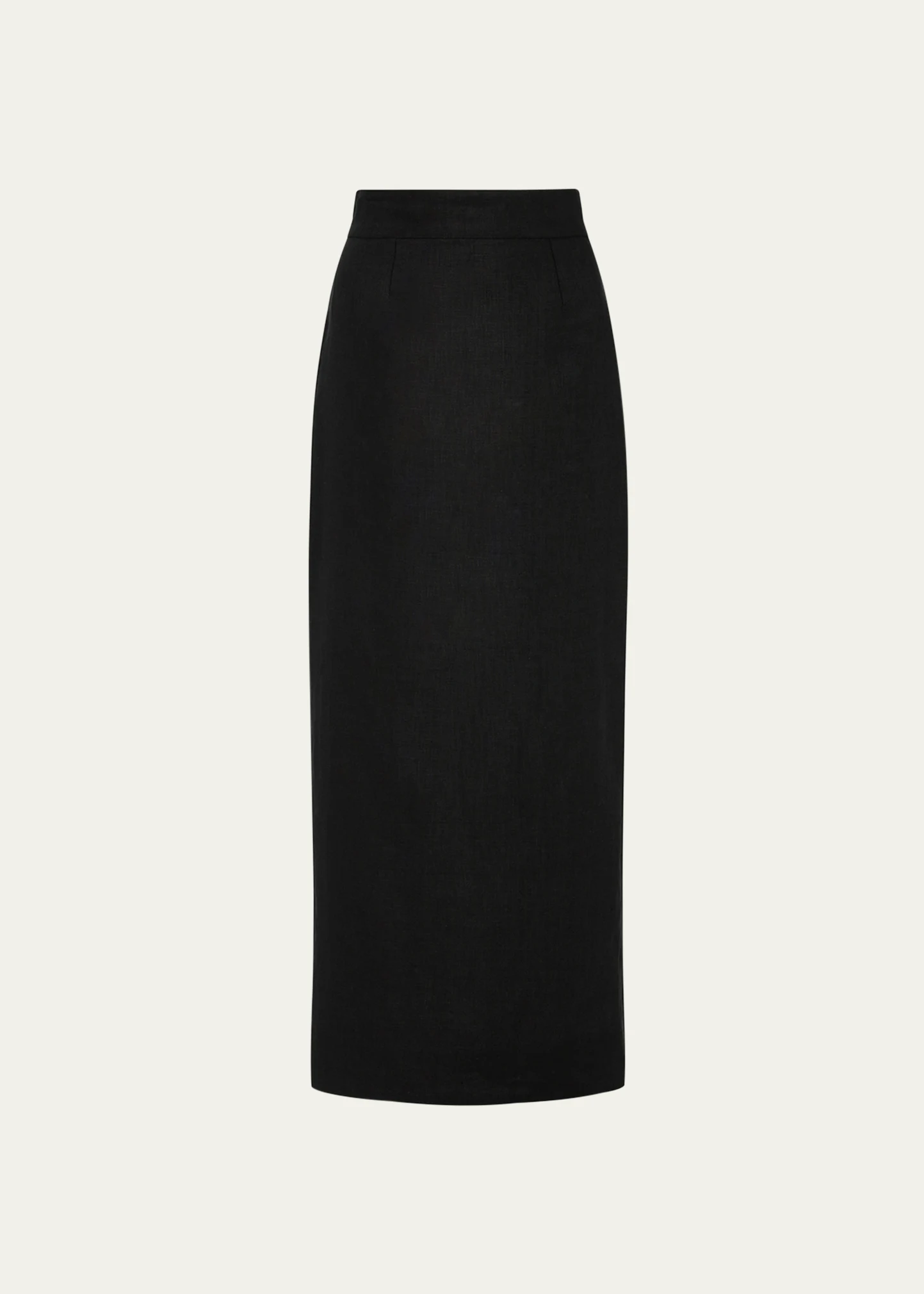 Emma Long Linen Pencil Skirt