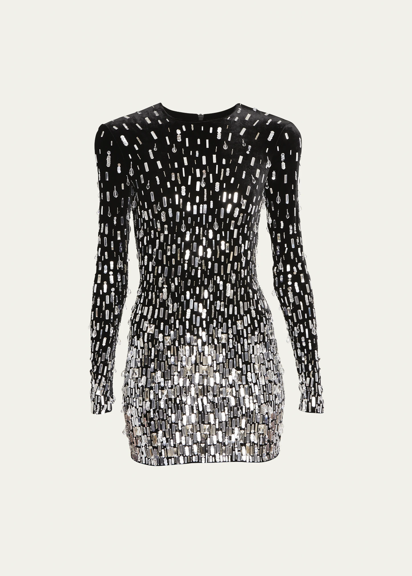 Degrade Crystal Mini Dress