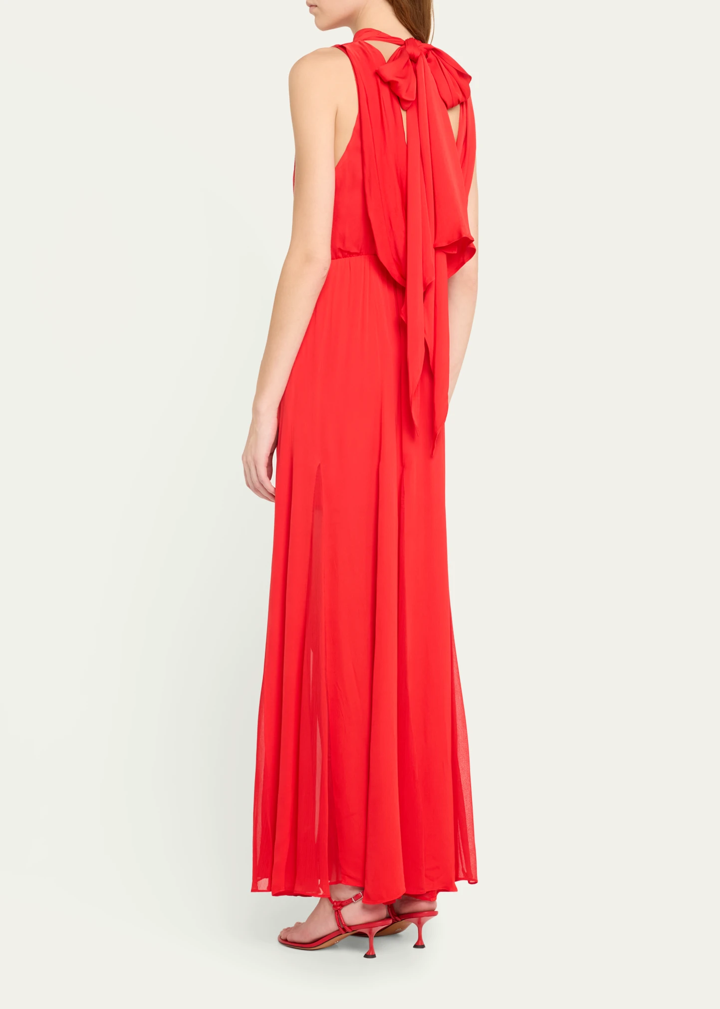 Dita Cowl Back Godet Maxi Dress