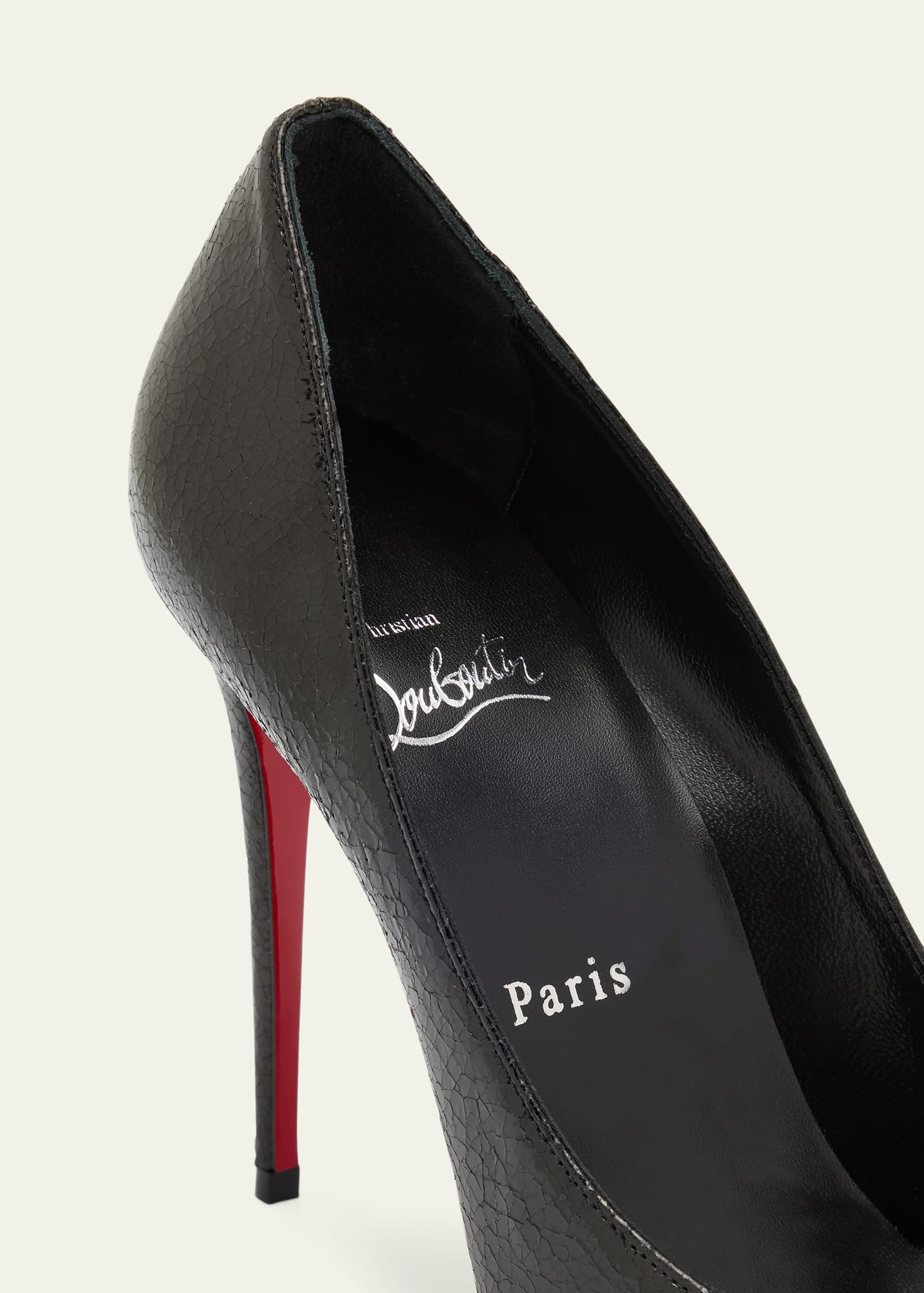 Kate Red Sole Classic Pumps, Specchio Black