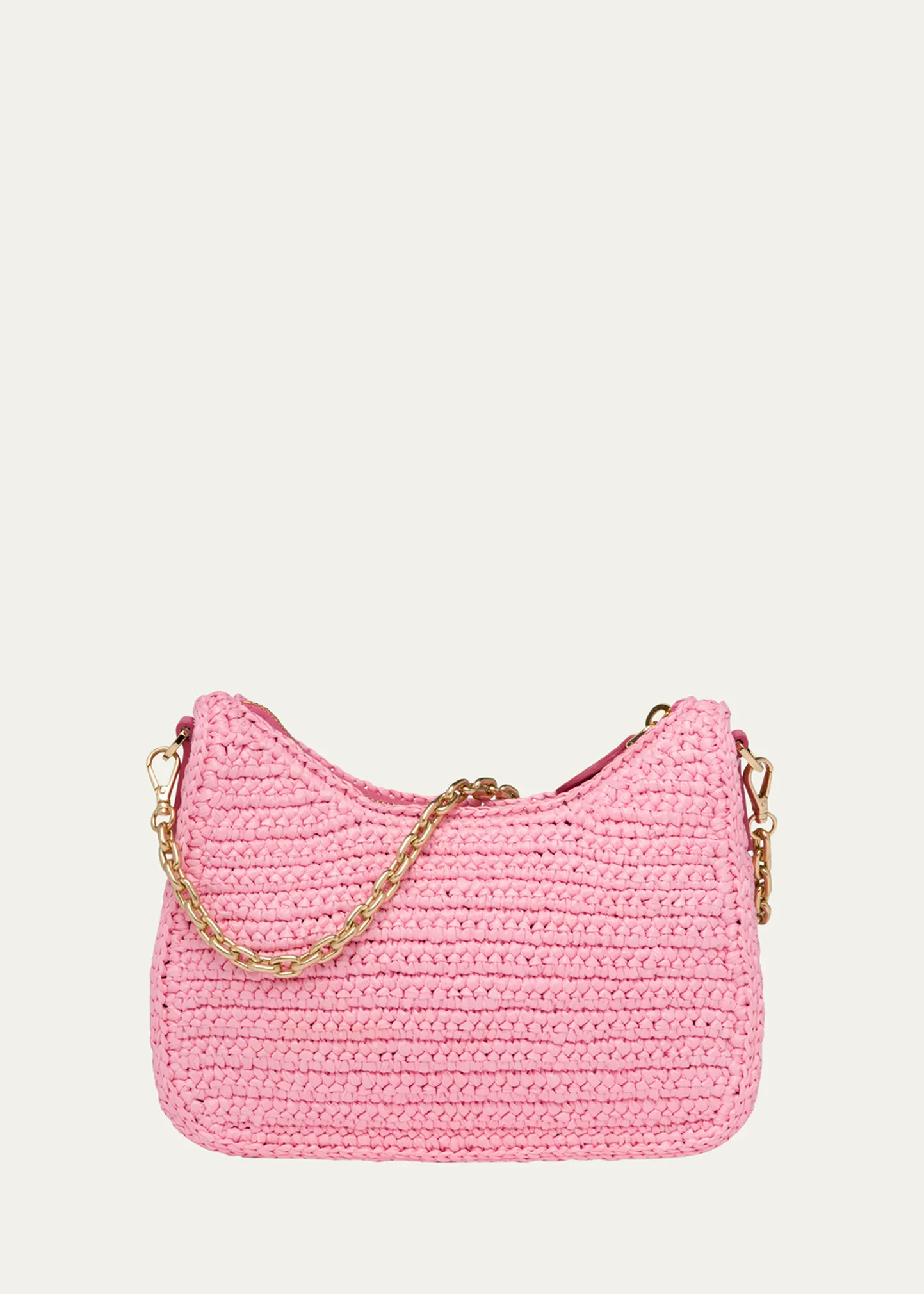 Re-Edition 2005 Raffia Chain Shoulder Bag