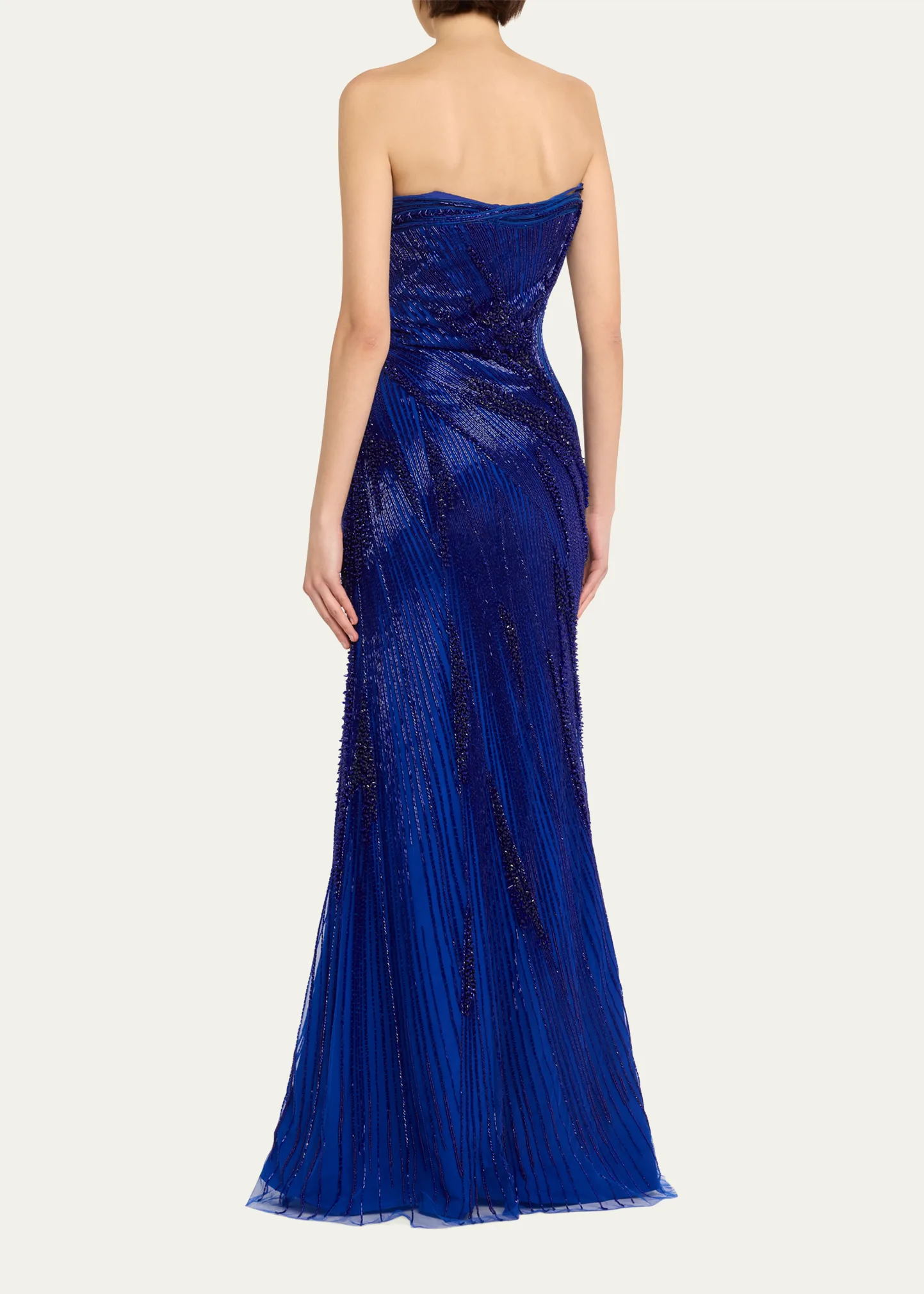 The Lightening Embellished Strapless Gown