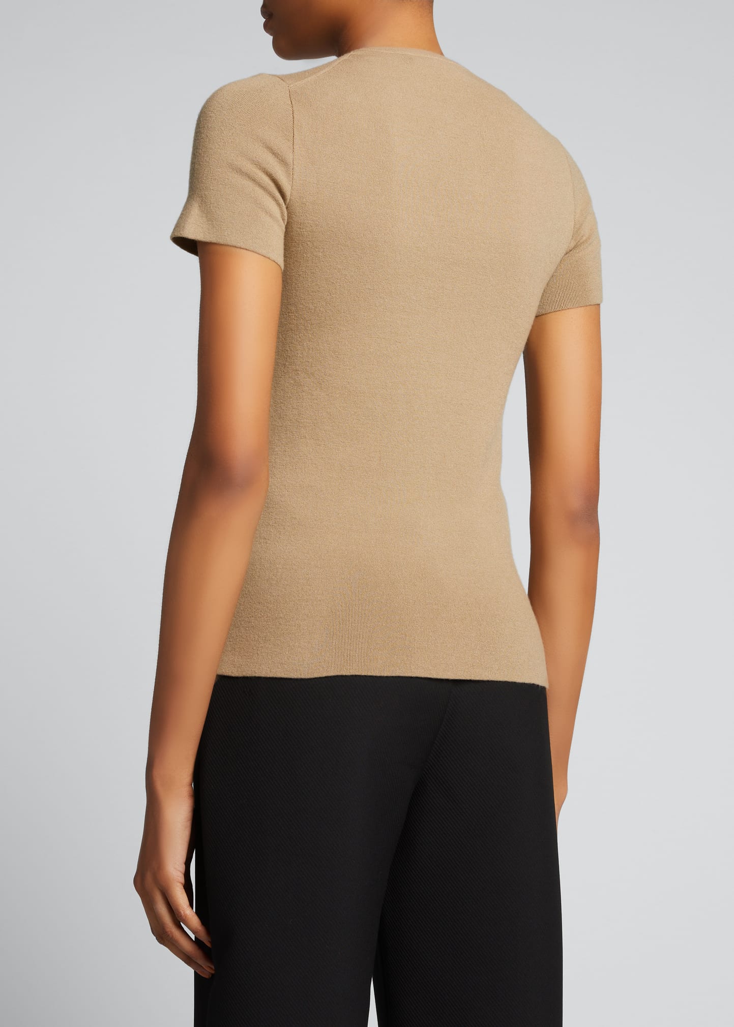 Kate Compact Stretch Cashmere Mini Tee