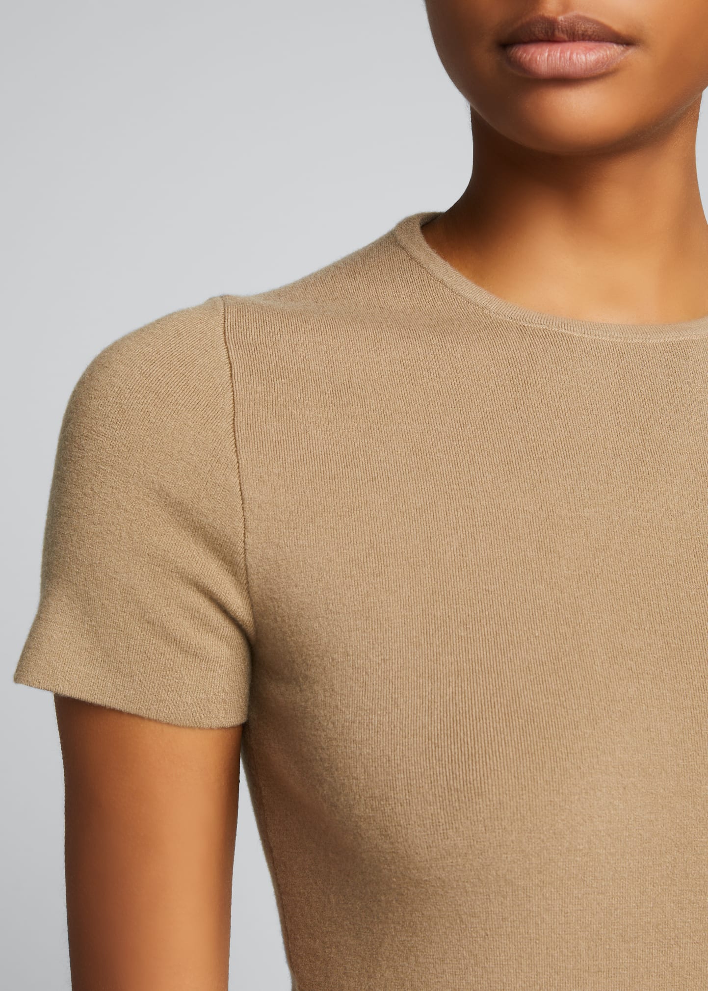 Kate Compact Stretch Cashmere Mini Tee