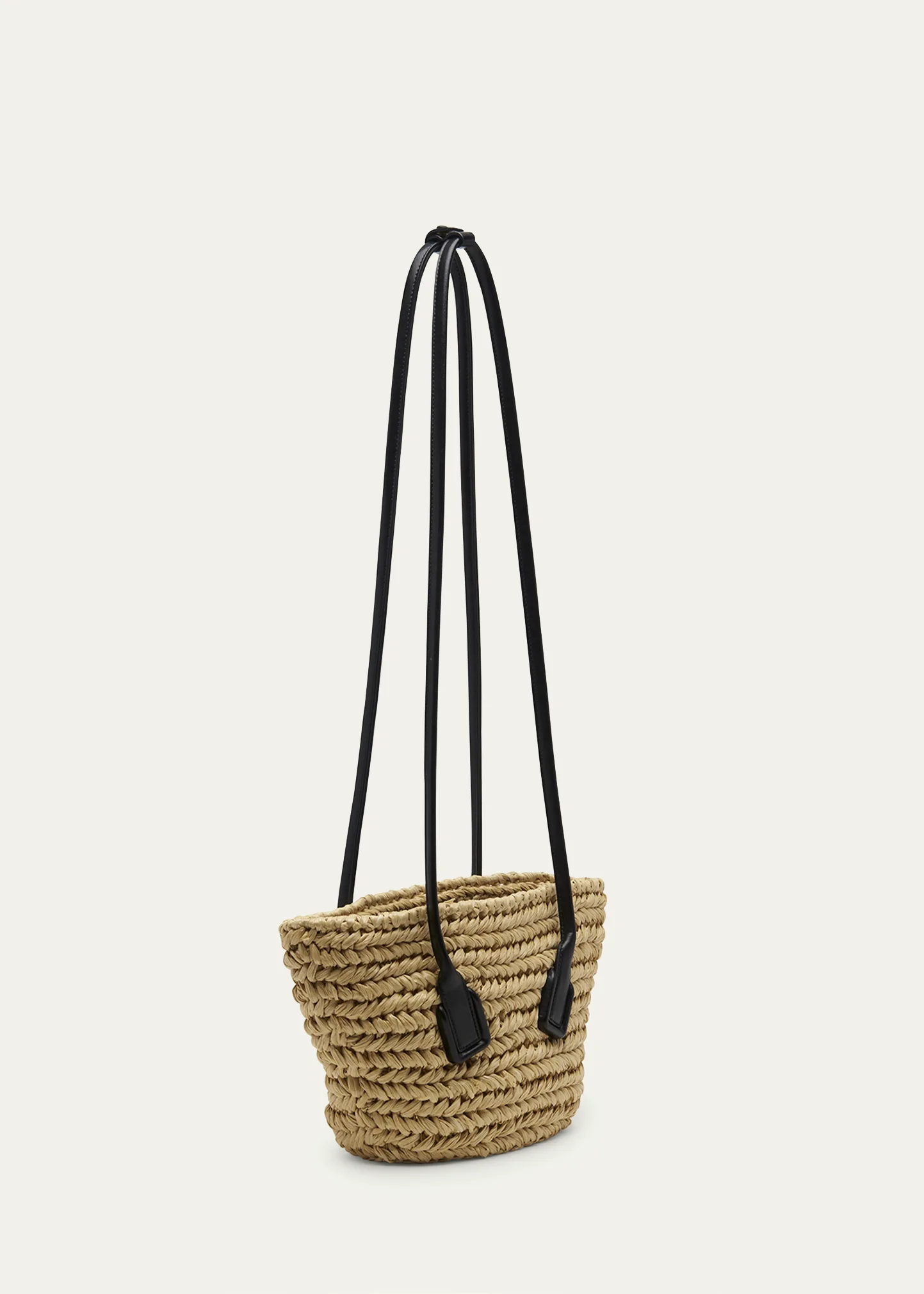 Arco Small Crochet Raffia Shoulder Bag