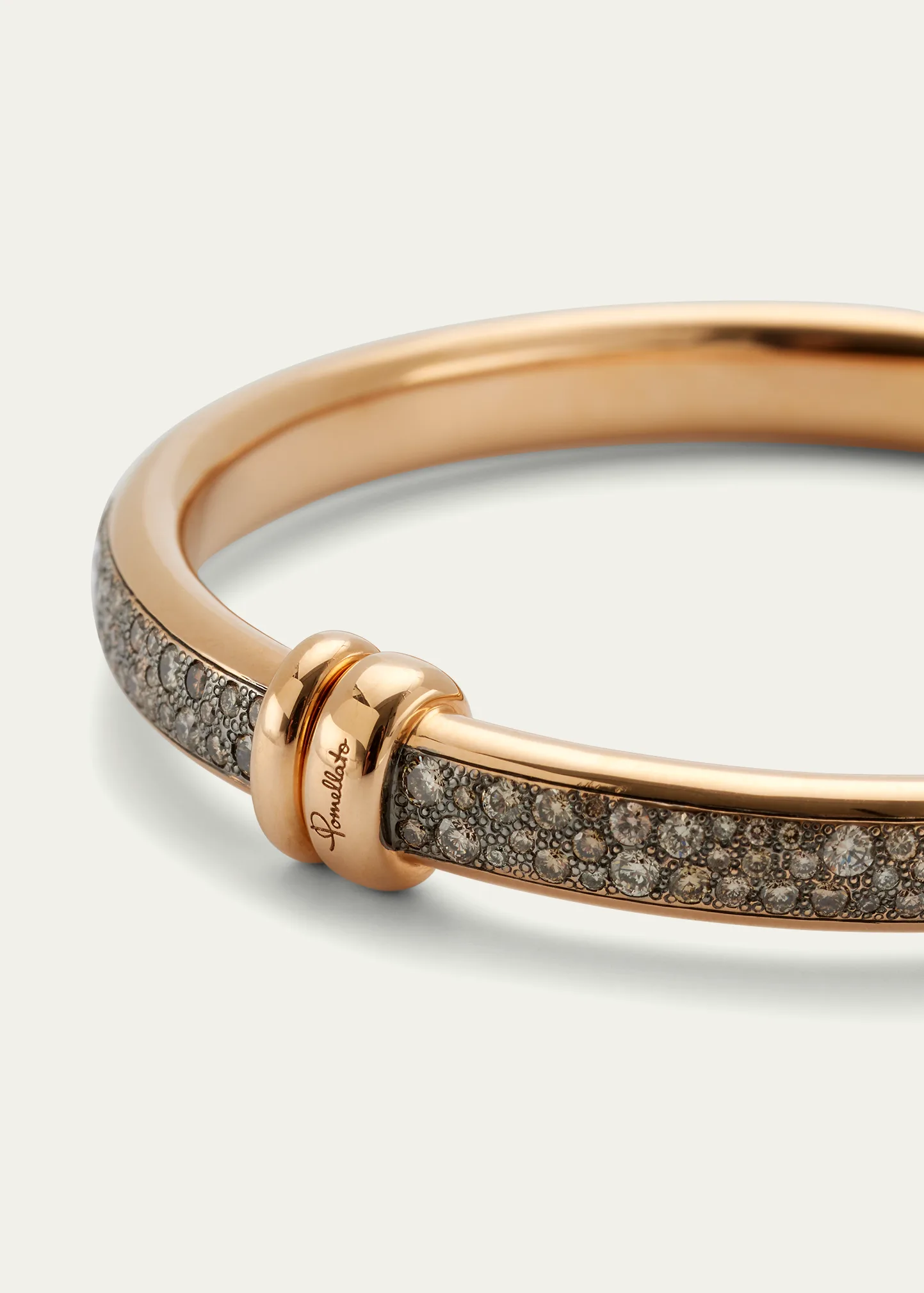 Iconica Full Brown Diamond Bangle