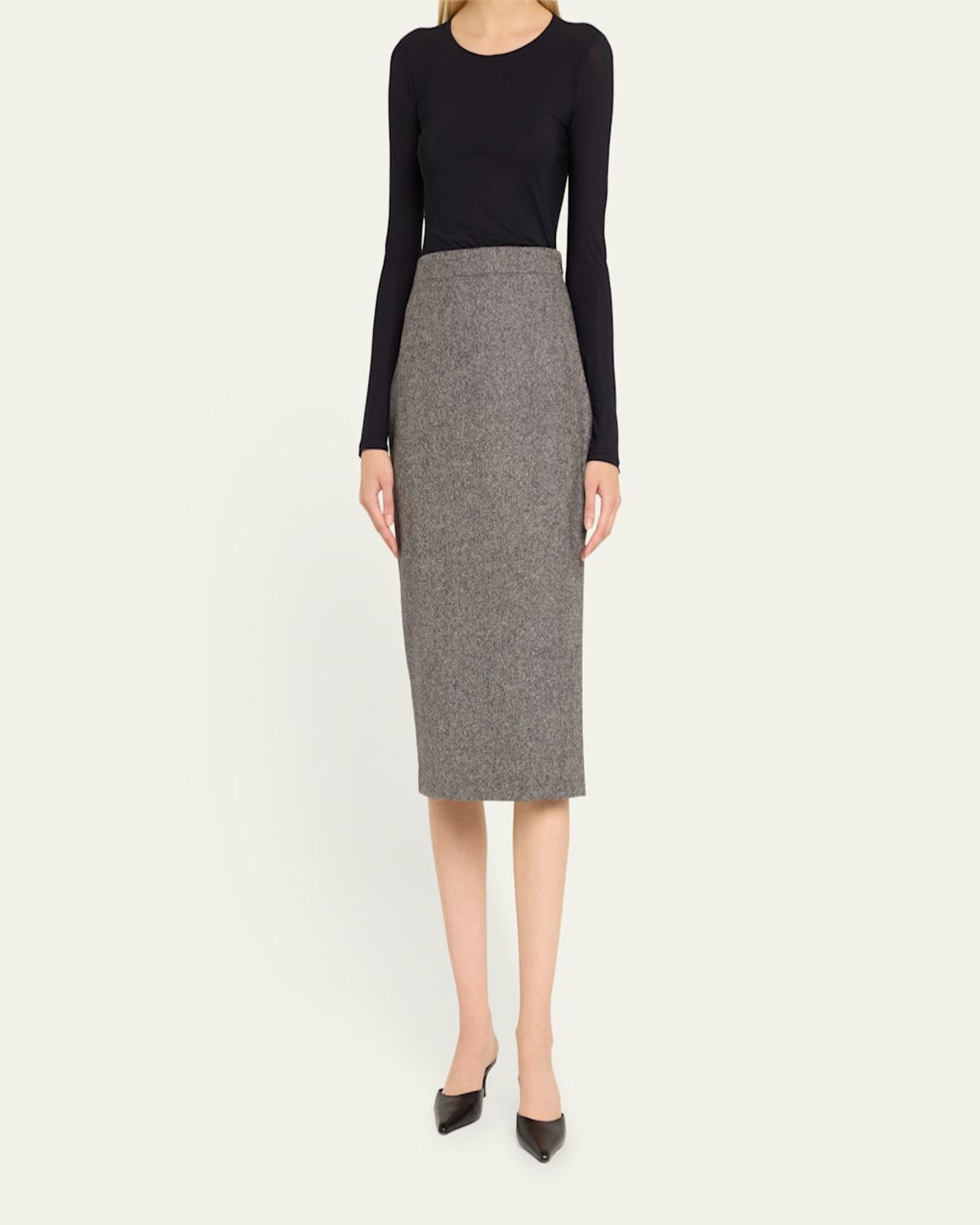 Ursula Wool Pencil Skirt