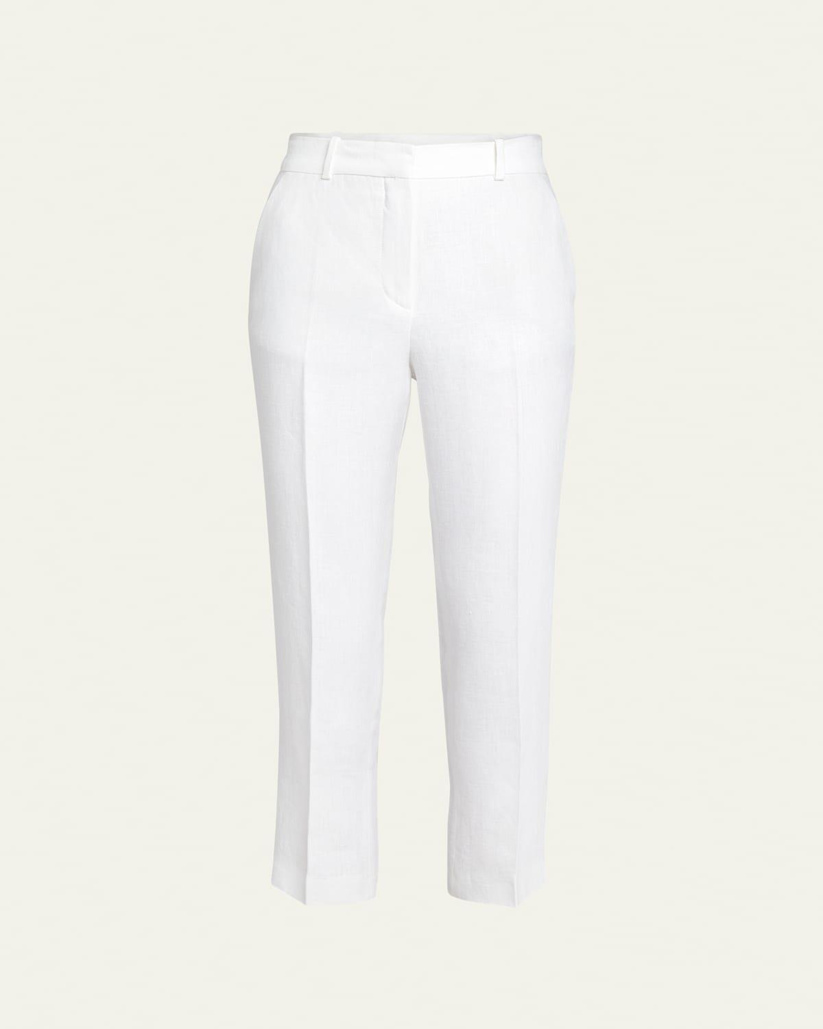 Antigua Straight-Leg Linen Trousers