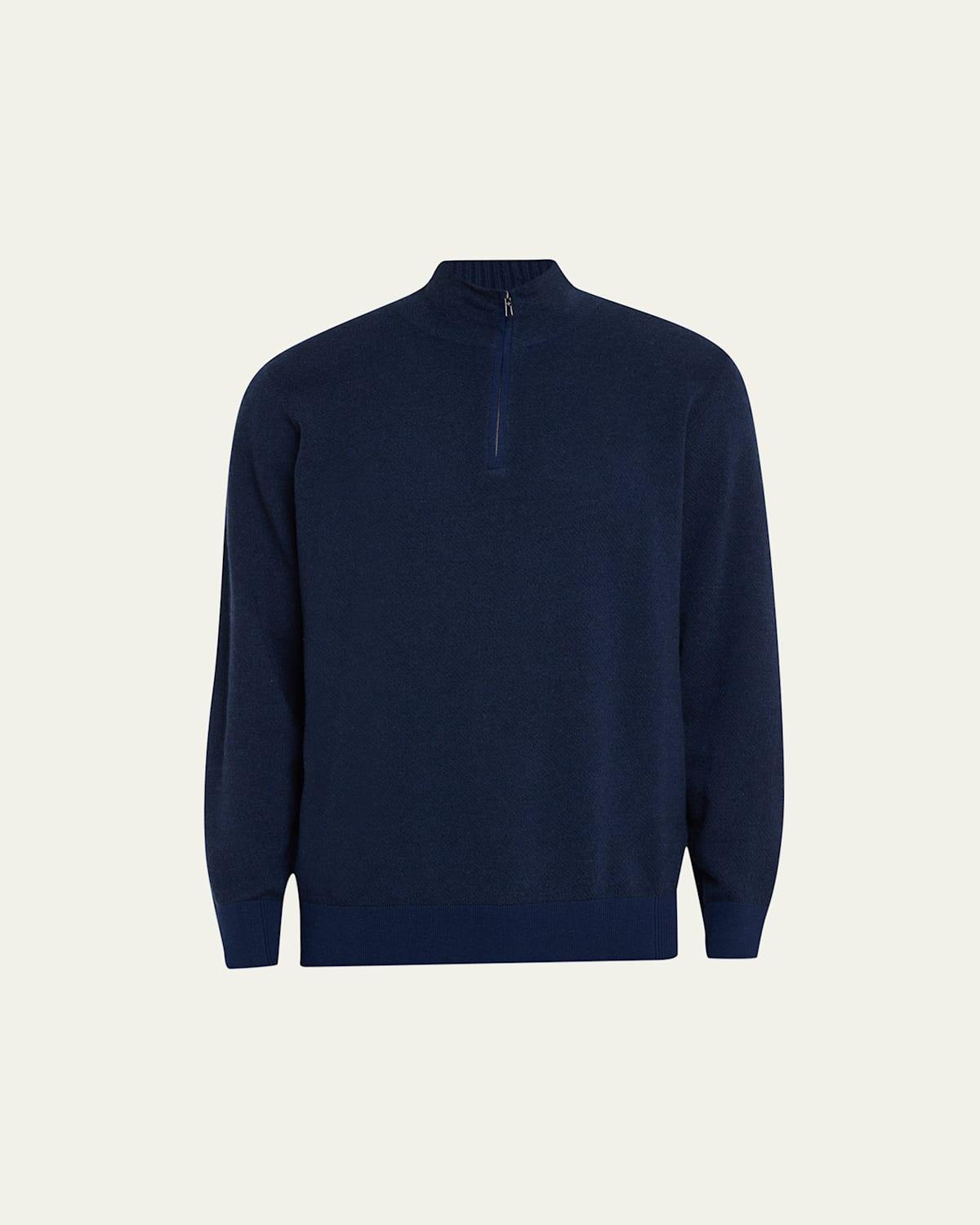 Men's Roadster 1/4-Zip Cashmere Sweater