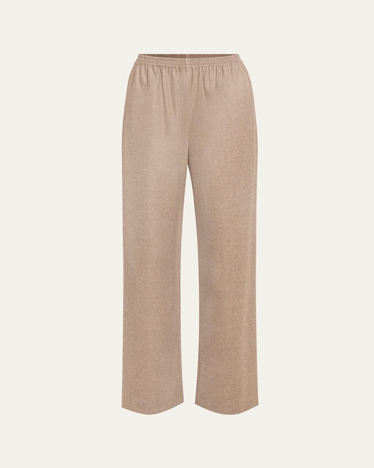 Wool Silk Trousers