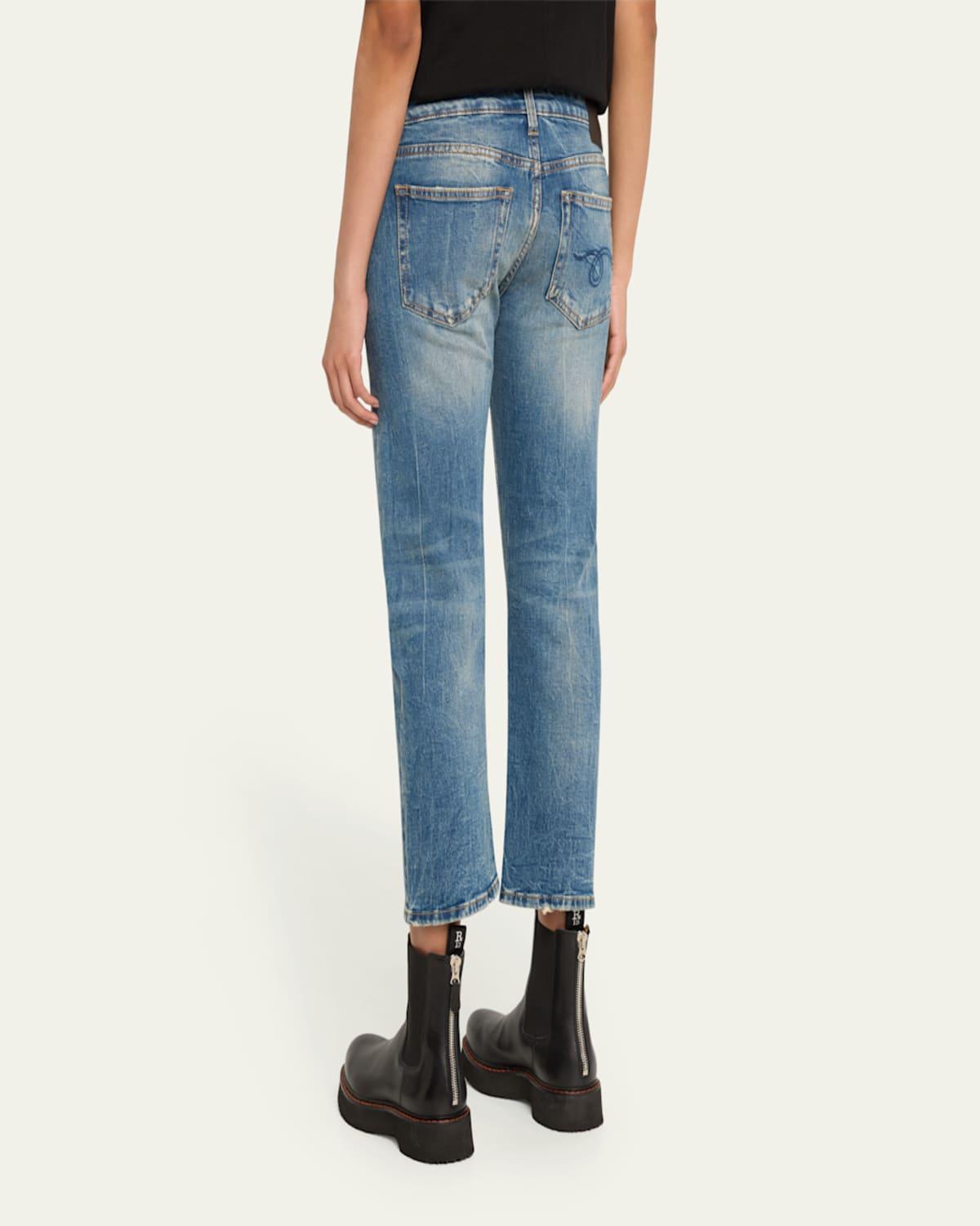 Boy Straight Cropped Jeans