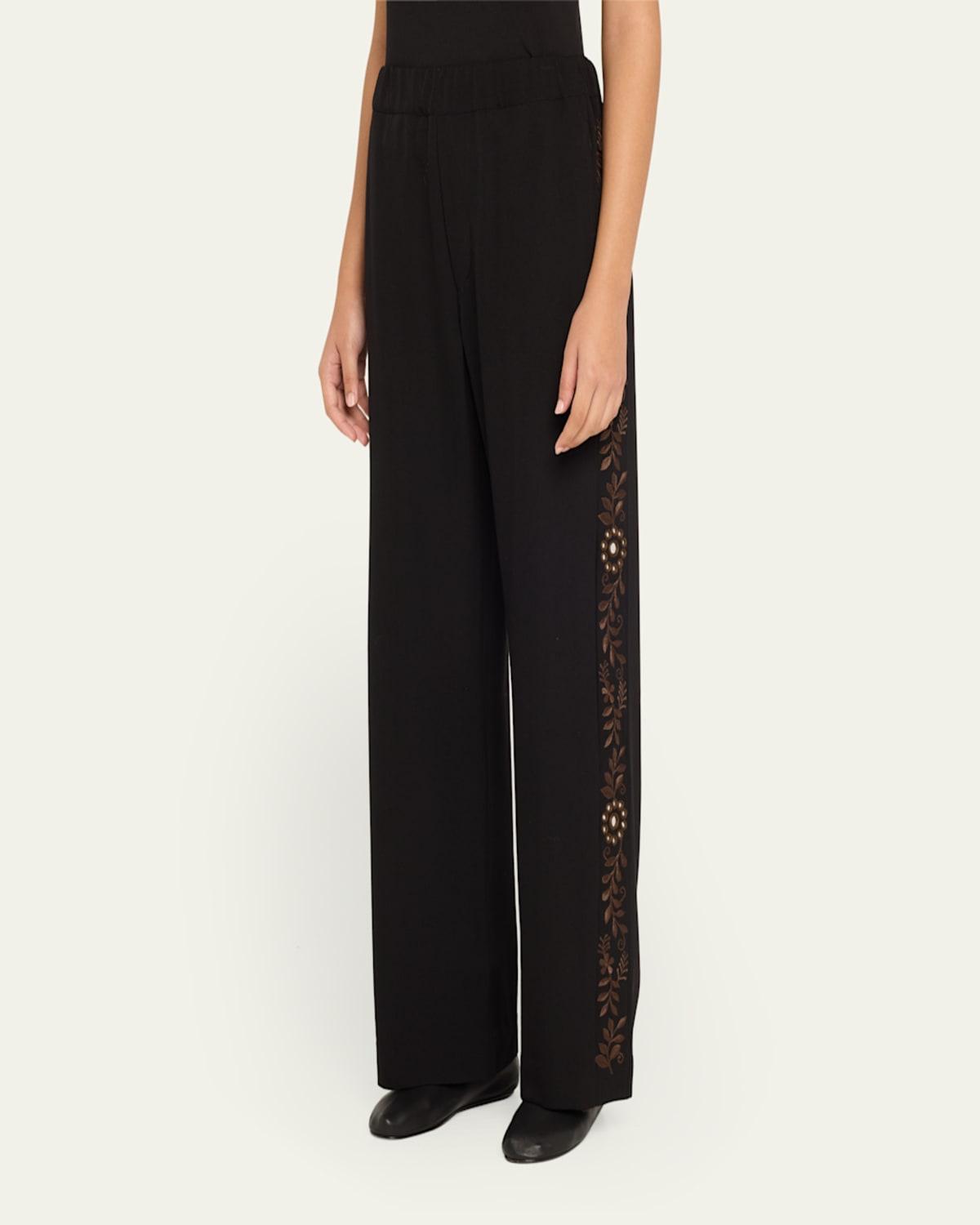 Cairo Mirrored Wool Trousers