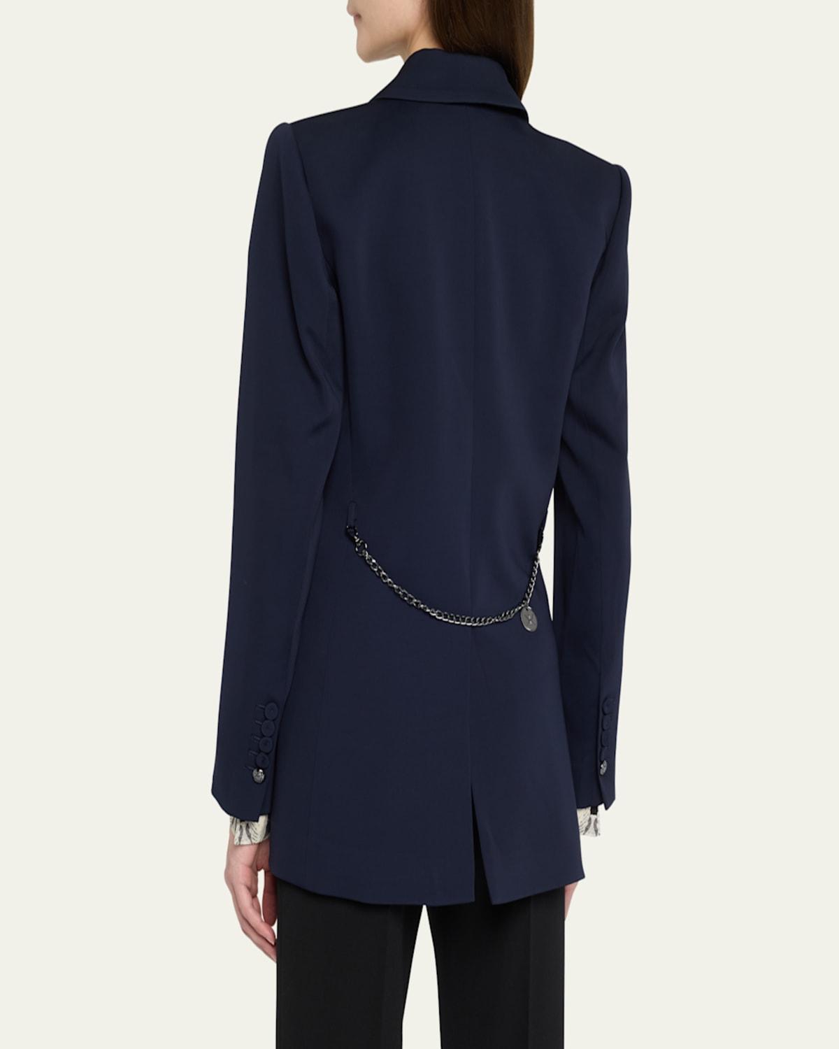 Berlin Single-Button Stretch Viscose Jacket