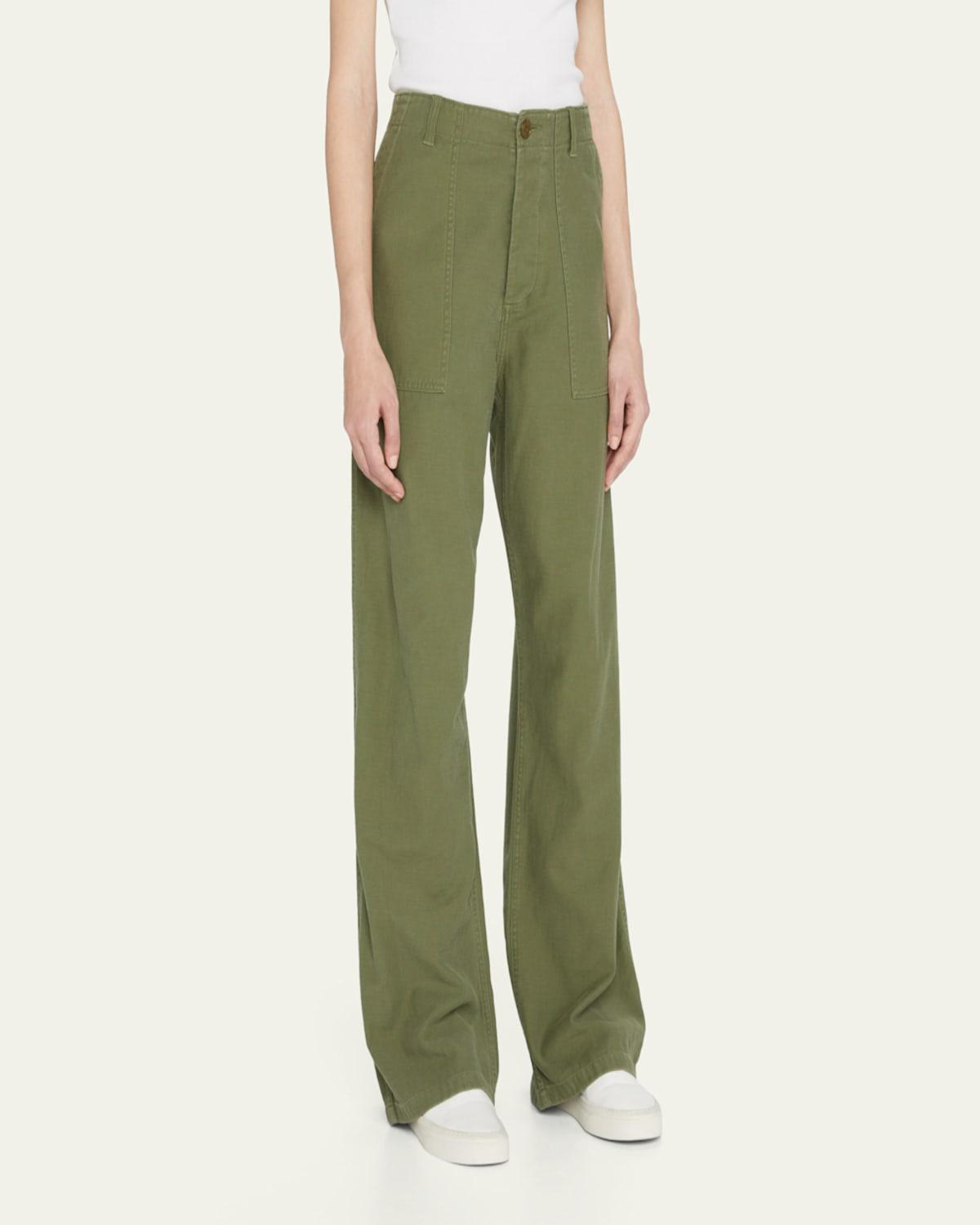 Wide-Leg Utility Pant