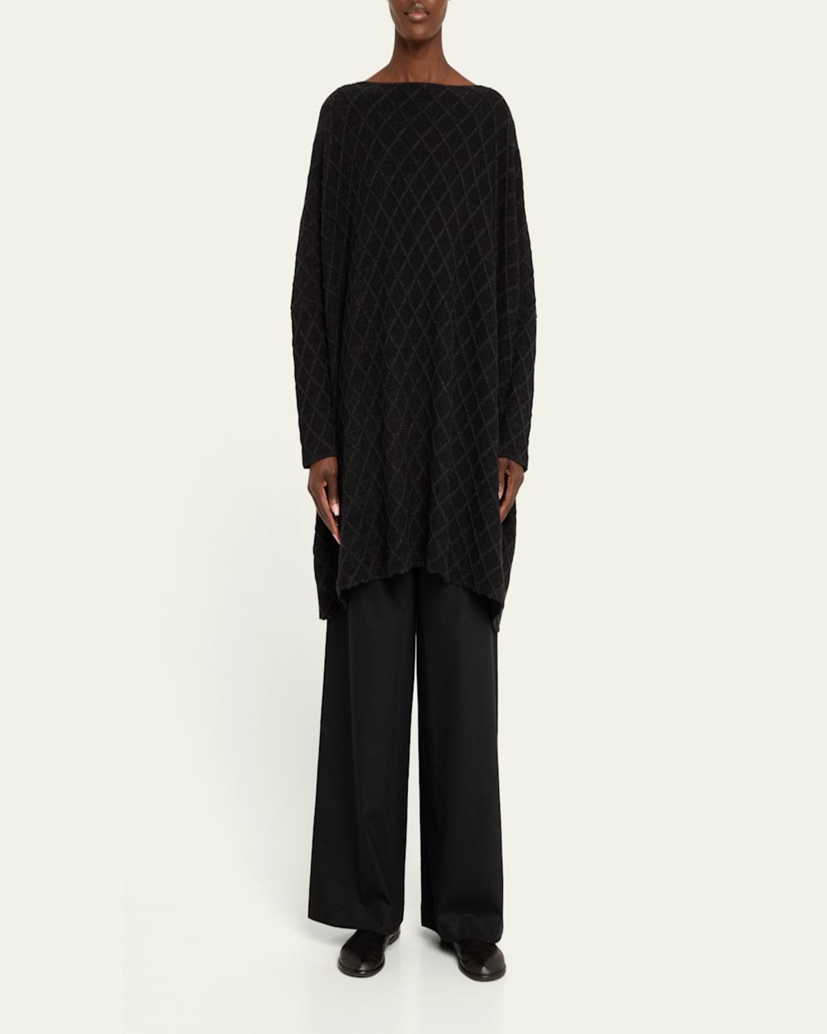 Square Slim Sleeve Sweater (Long Plus Length)