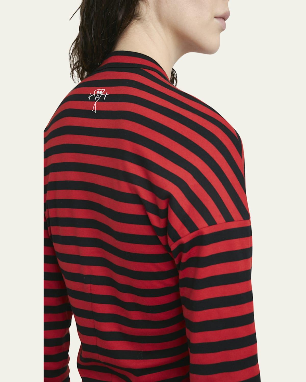 Riga Marinaio Striped Jersey Long-Sleeve Shirt