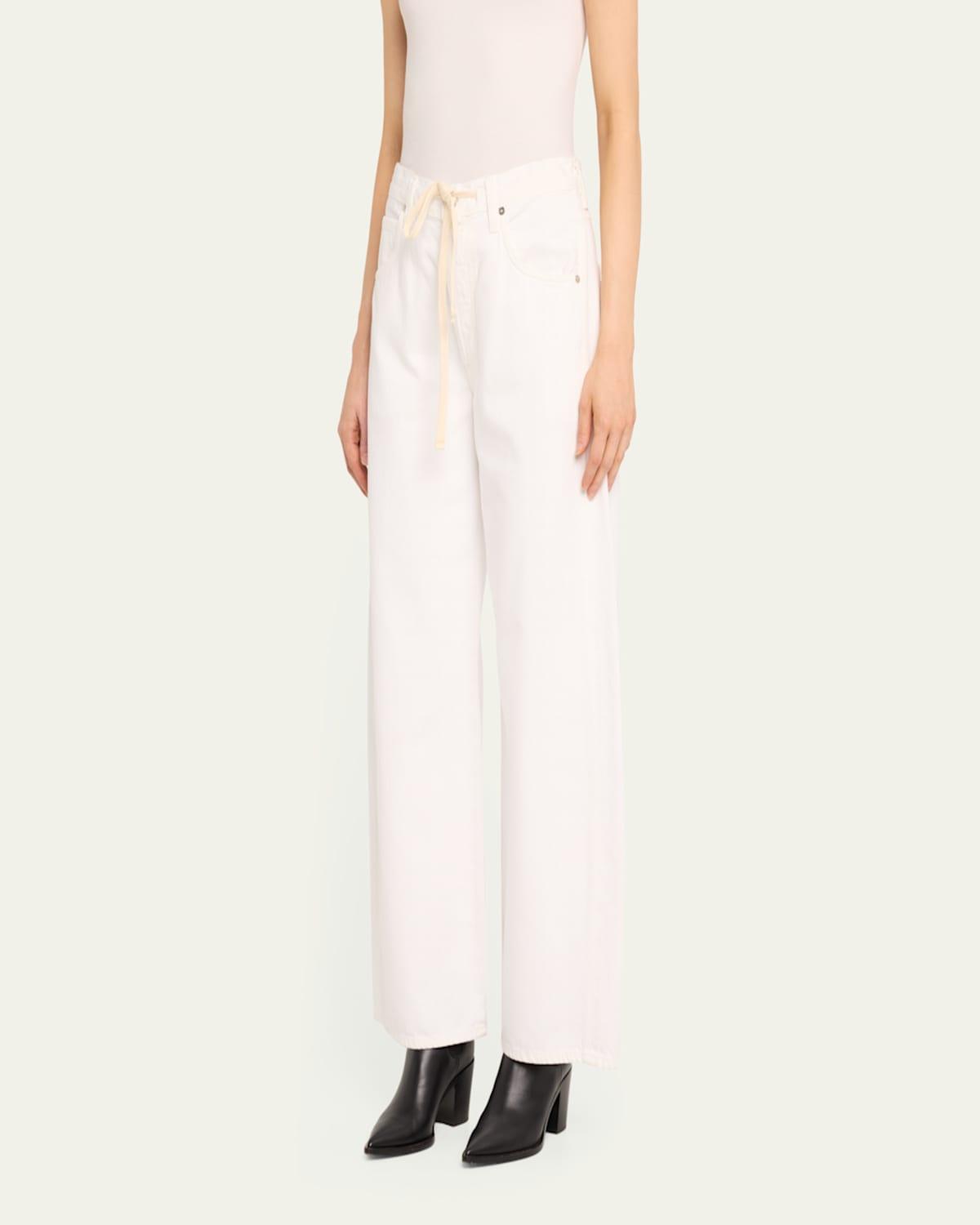 Brynn Wide-Leg Drawstring Trousers