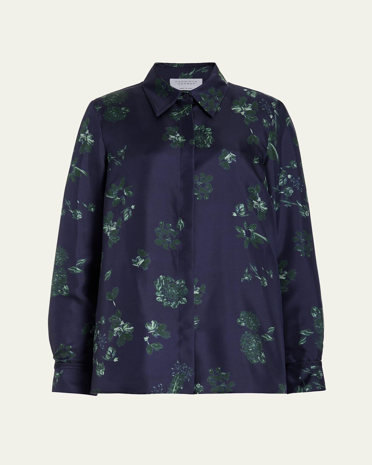 Cruz Floral Silk Shirt