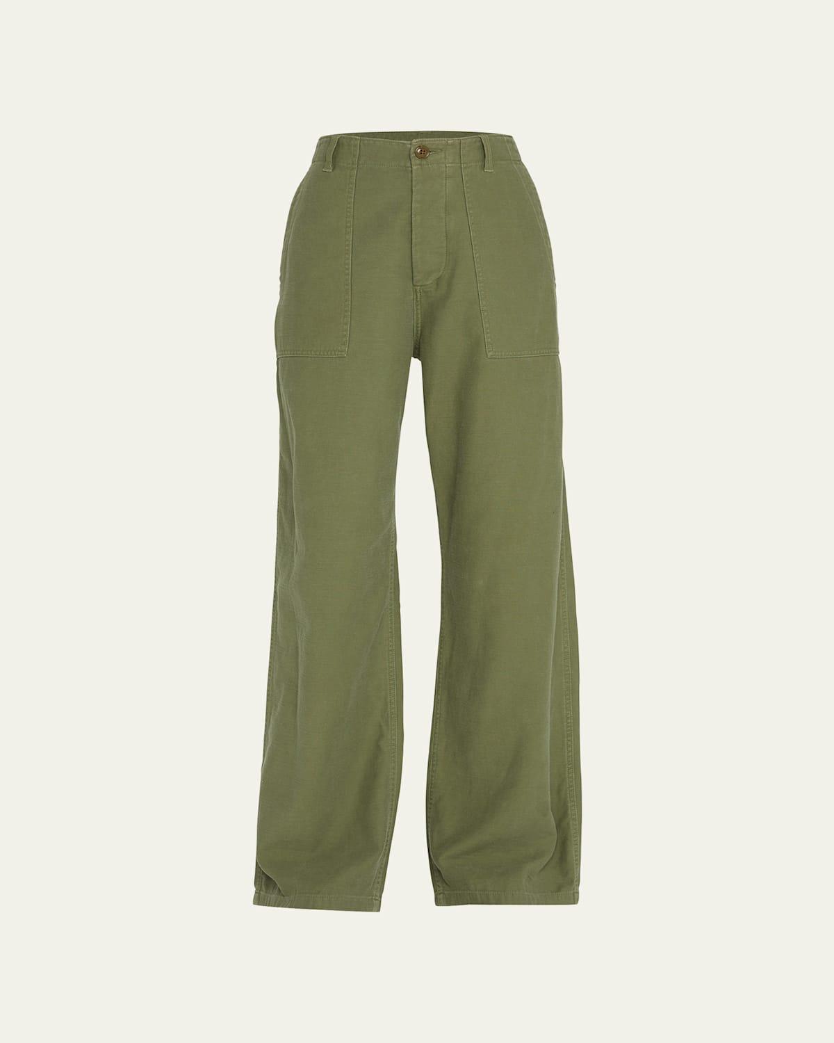 Wide-Leg Utility Pant