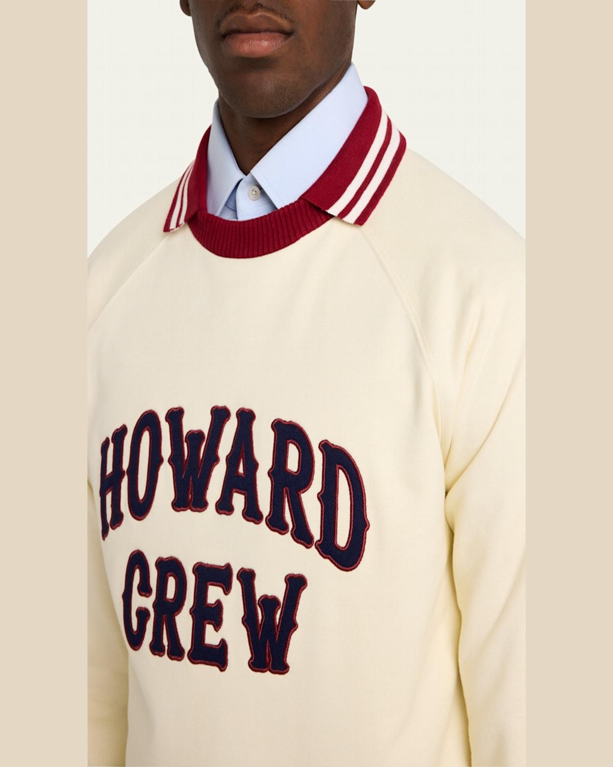 Men's Howard Contrast-Trim Sweatshirt