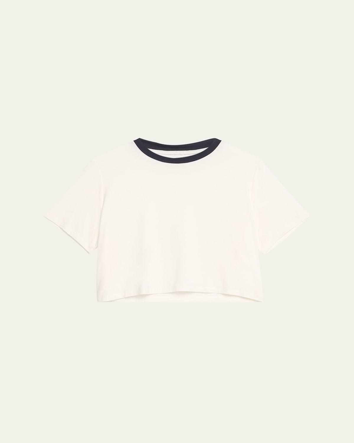 Djuna Cropped Ringer Tee