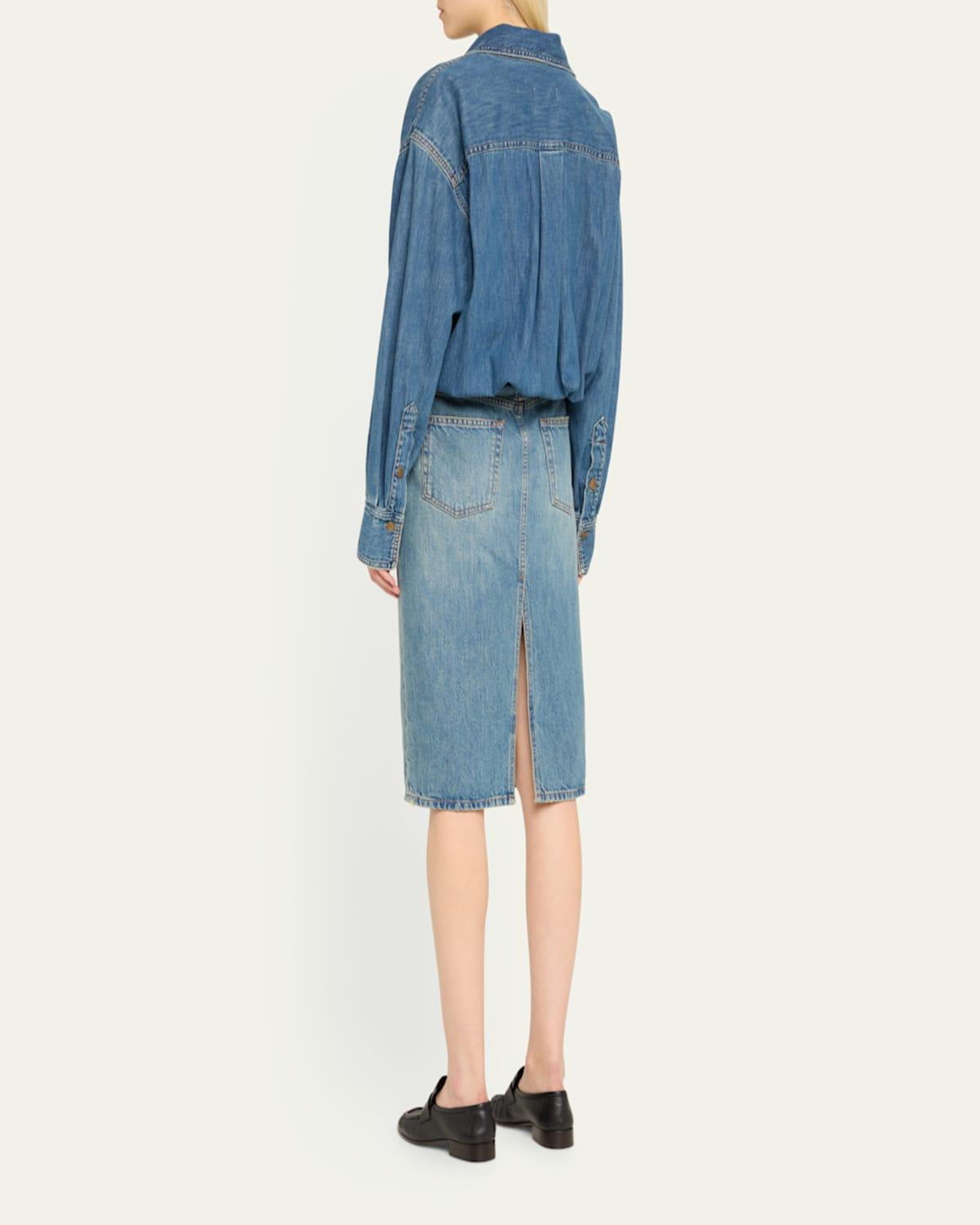 Joelle Denim Shirtdress