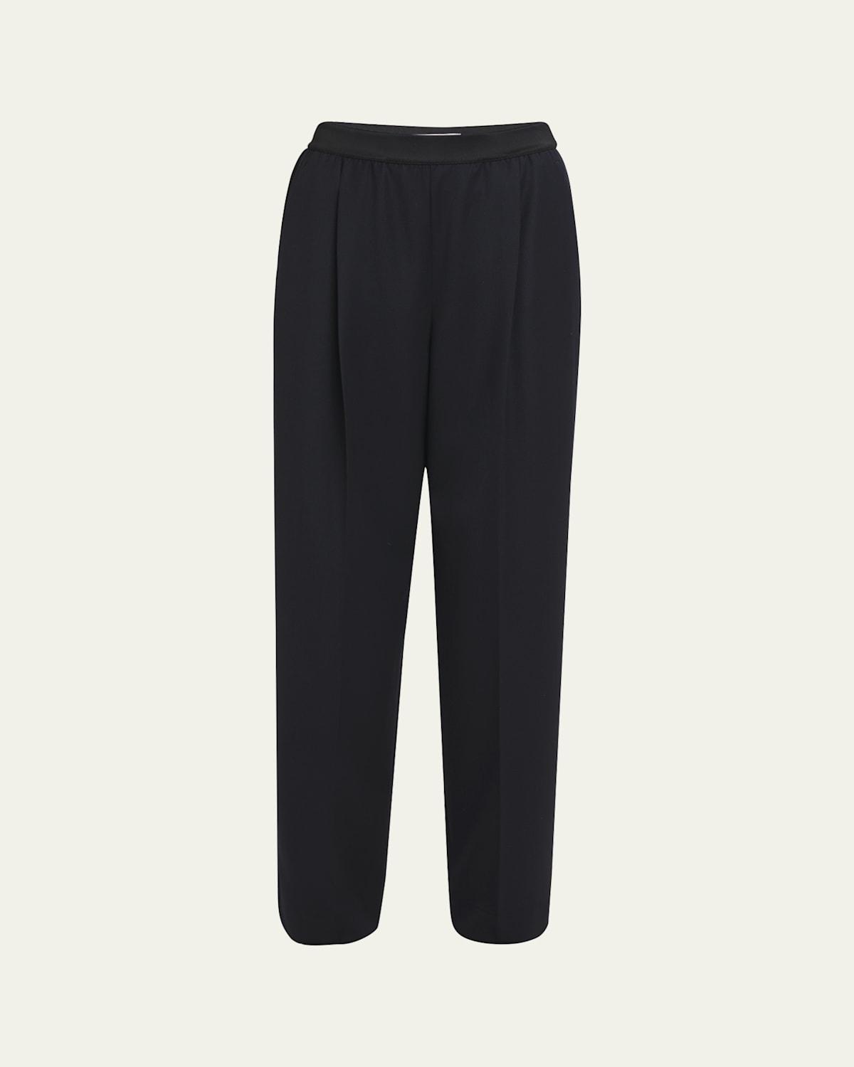 Light Wool Jane Straight Leg Pants