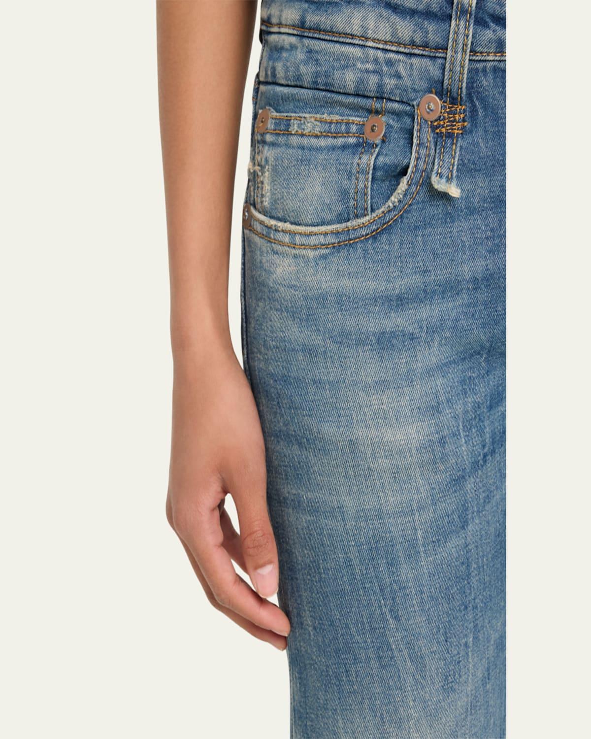 Boy Straight Cropped Jeans