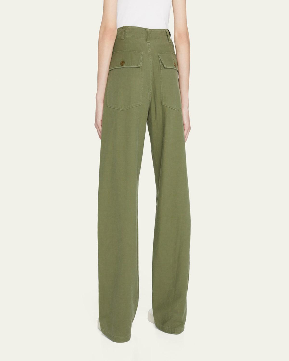 Wide-Leg Utility Pant