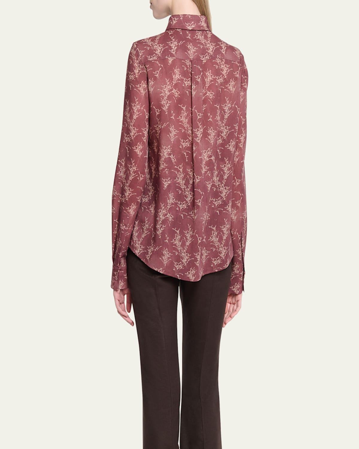 Henri Button-Front Wool Top