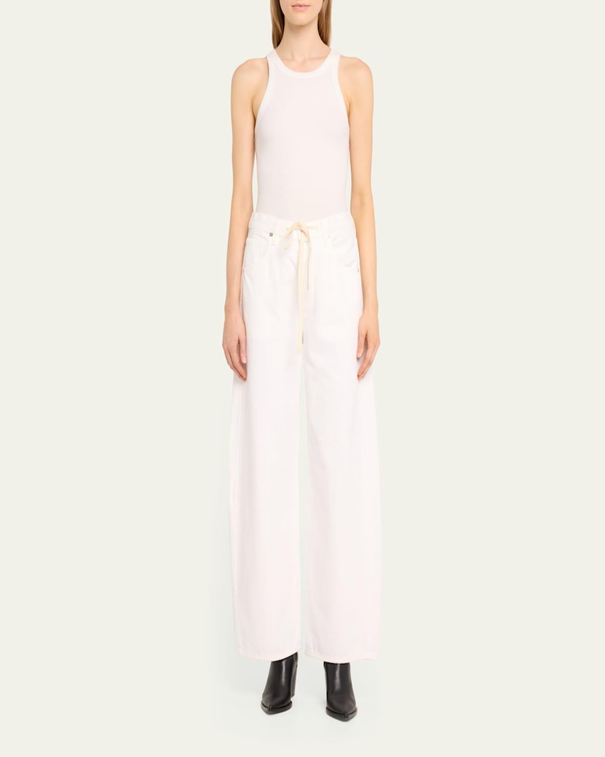 Brynn Wide-Leg Drawstring Trousers