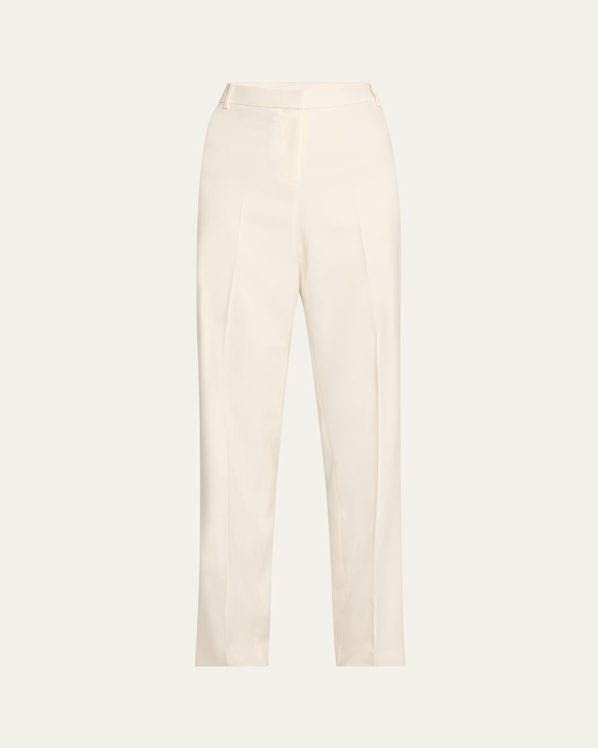 Misty Mid-Rise Straight-Leg Pants