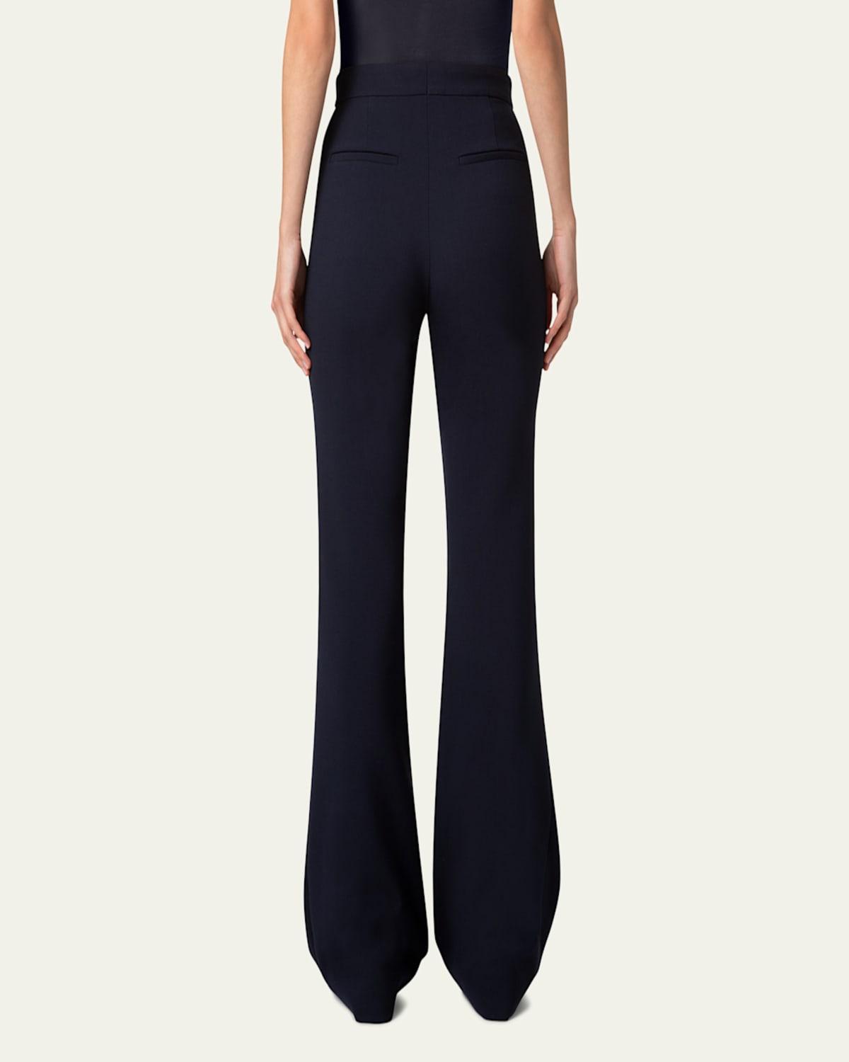 Courtney Bootcut Pebble Crepe Pants