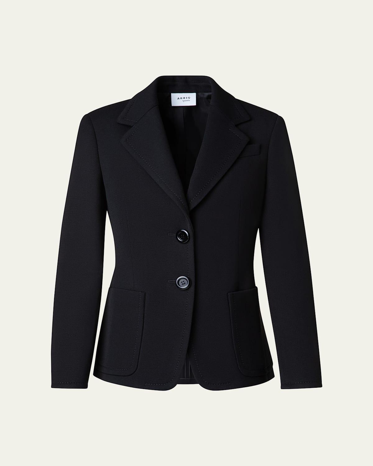 Two-Button Wool Blazer