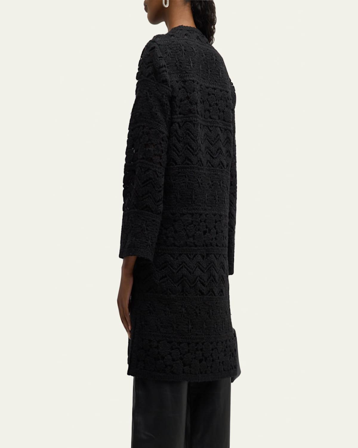 Marie Knit Open-Front Coat