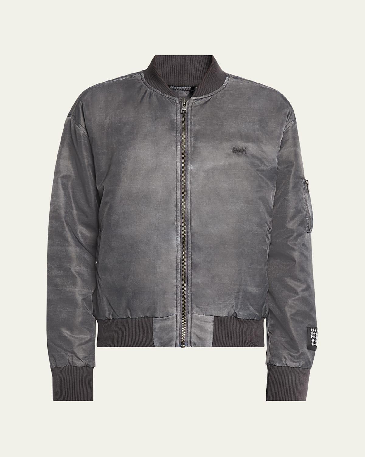 Men's Overdyed Royalty Bomber Jacket