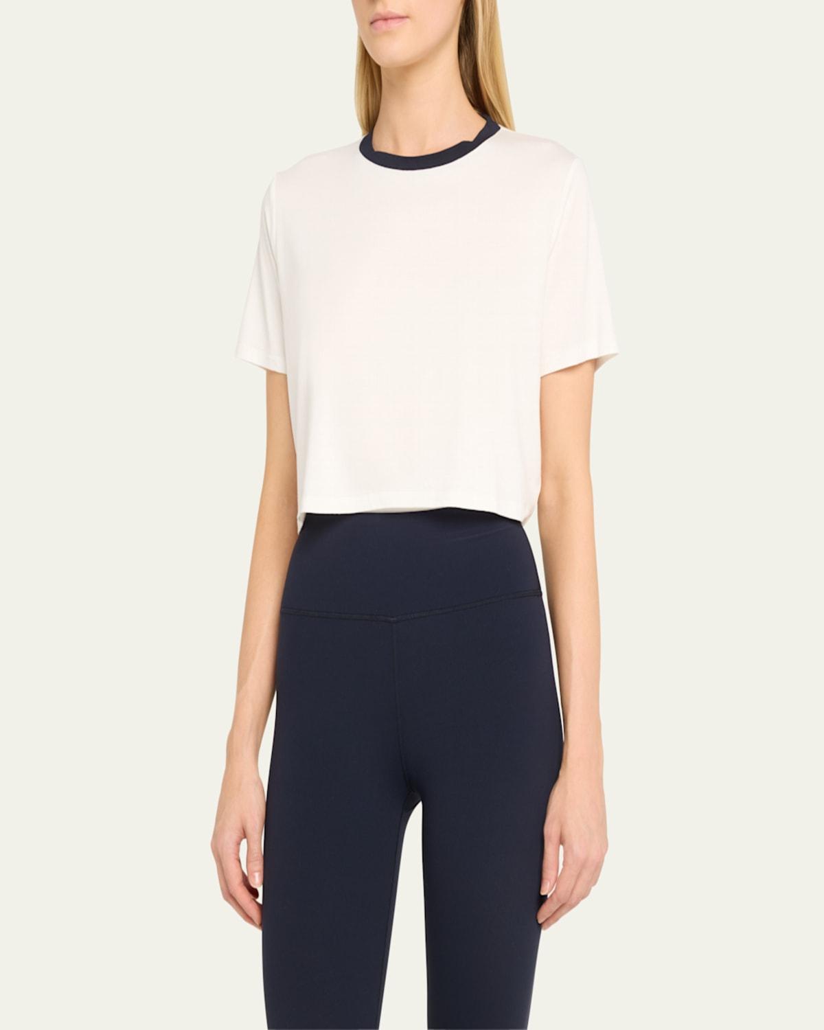 Djuna Cropped Ringer Tee